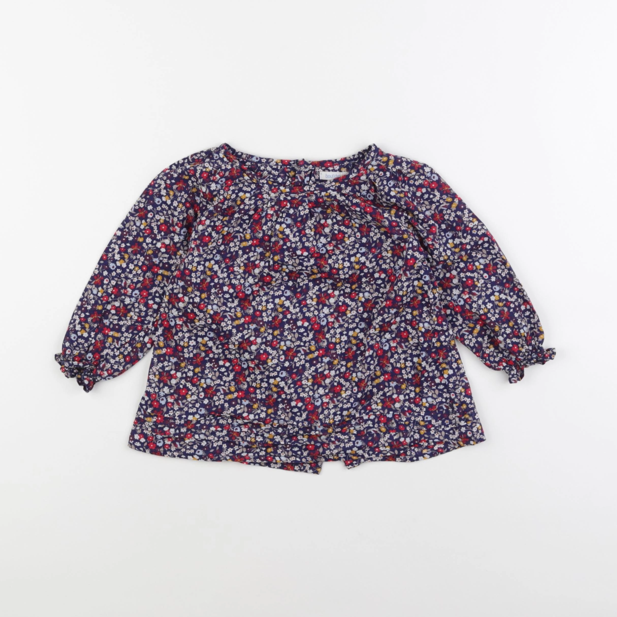 Boutchou - blouse bleu, multicolore - 18 mois