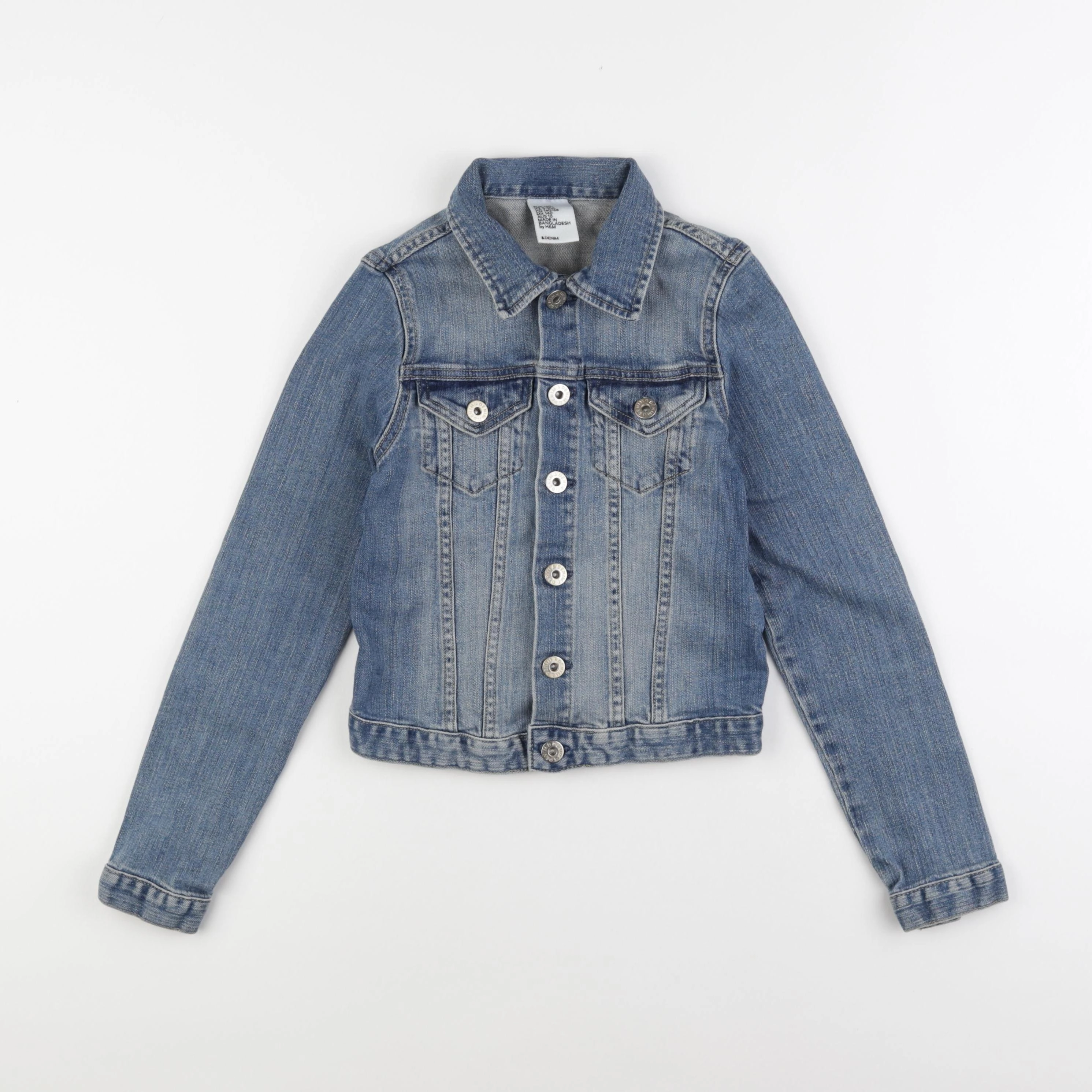 H&M - veste bleu - 9/10 ans