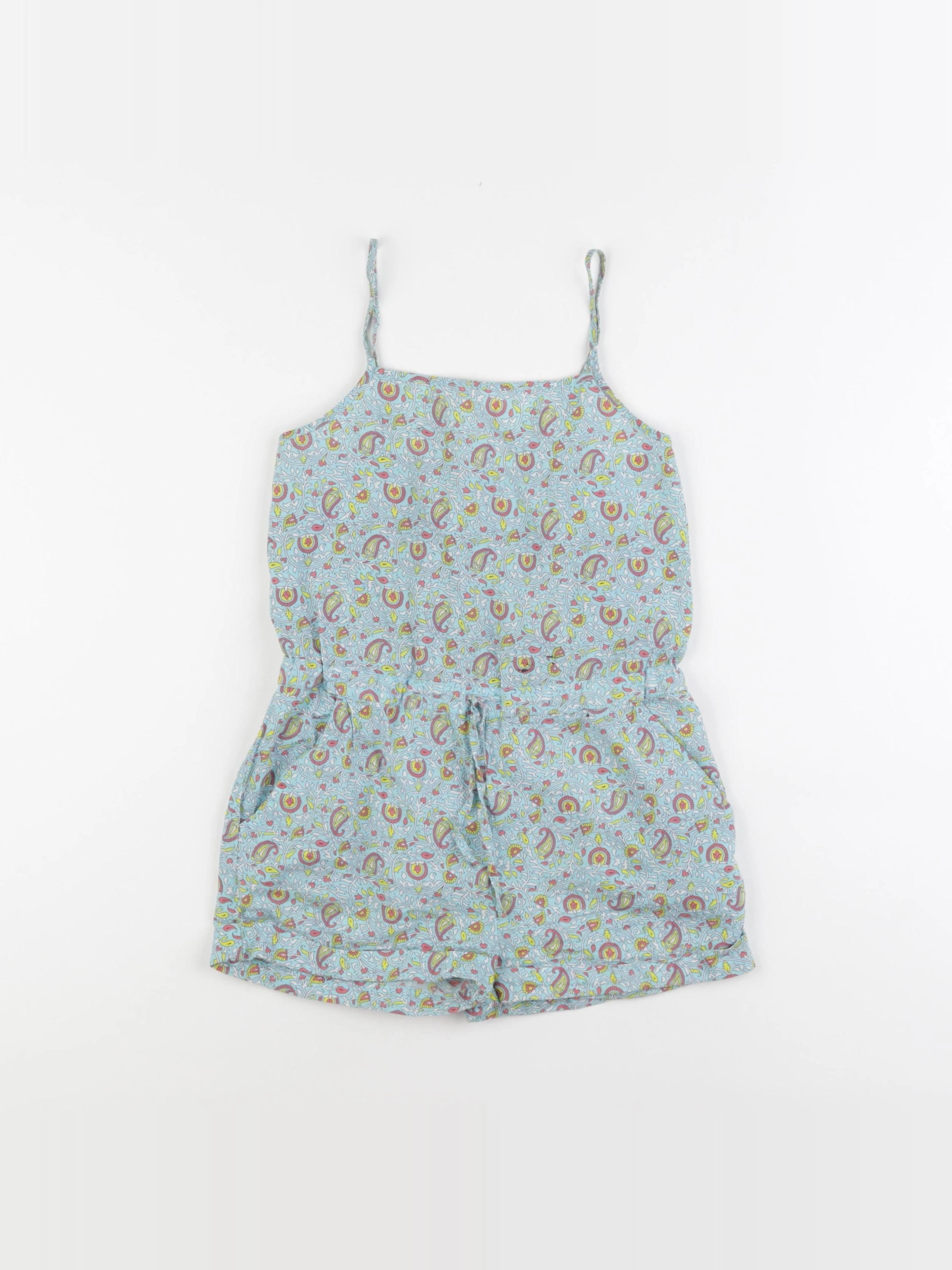 Monoprix - combinaison bleu, vert - 6 ans