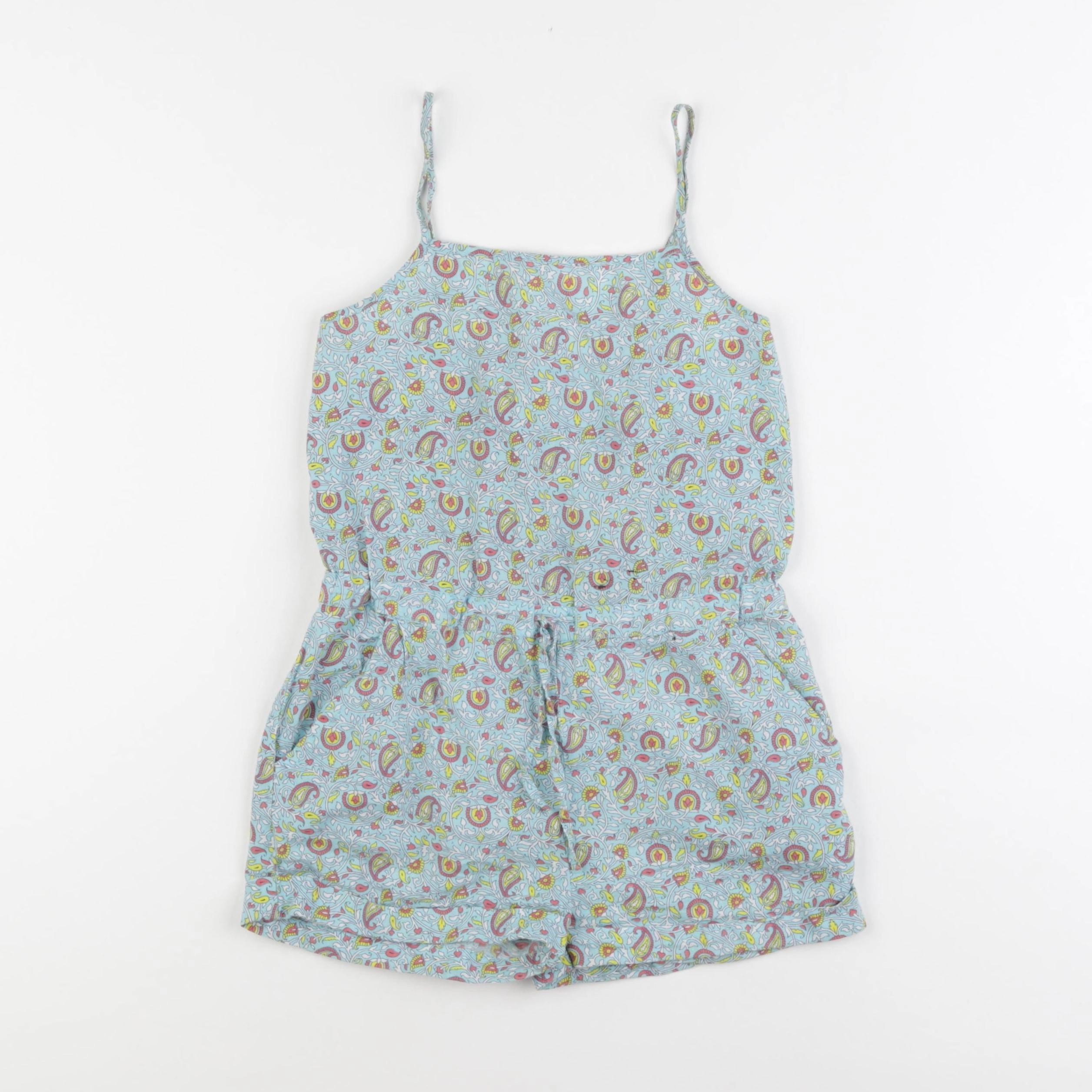 Monoprix - combinaison bleu, vert - 6 ans