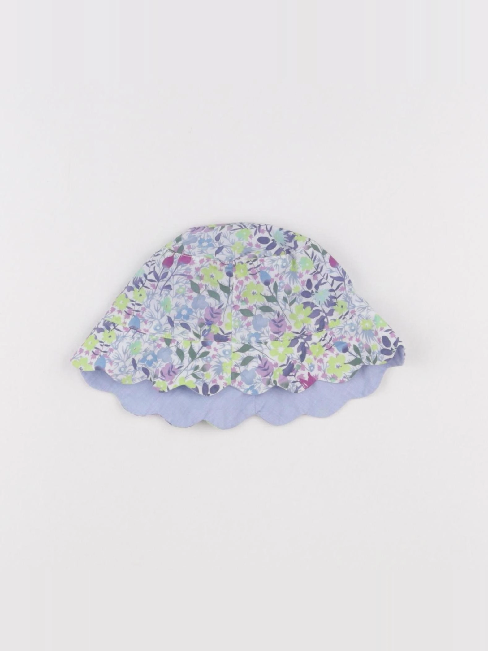 Jacadi - chapeau liberty bleu - 3 ans