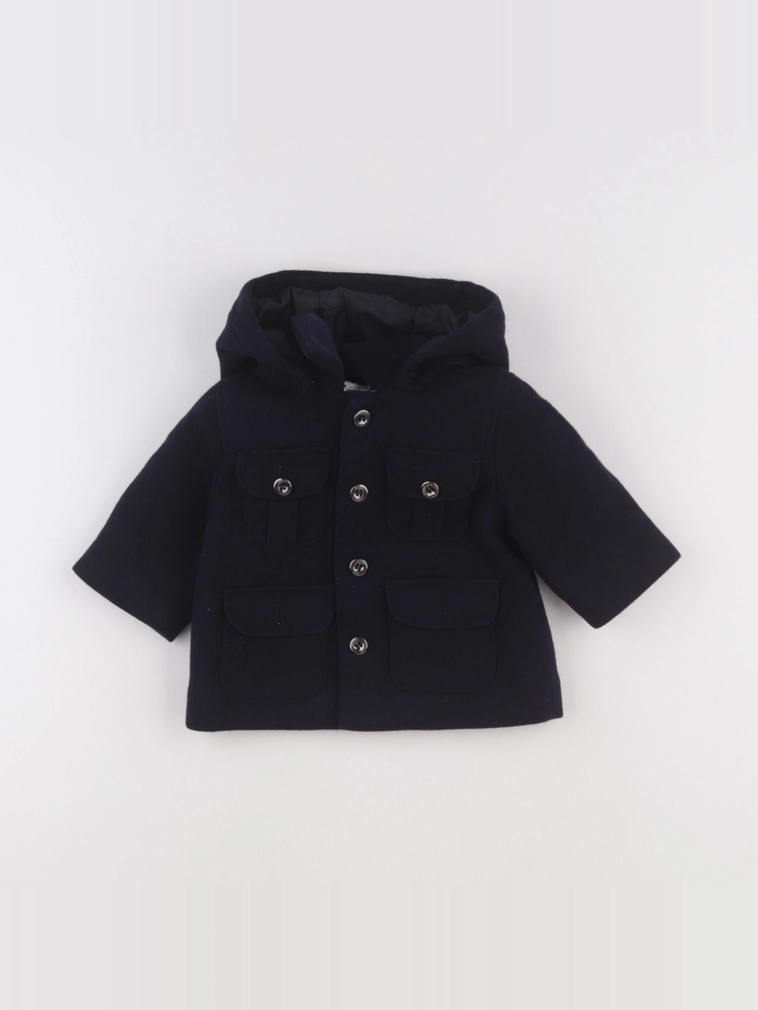 Jacadi - manteau bleu - 6 mois