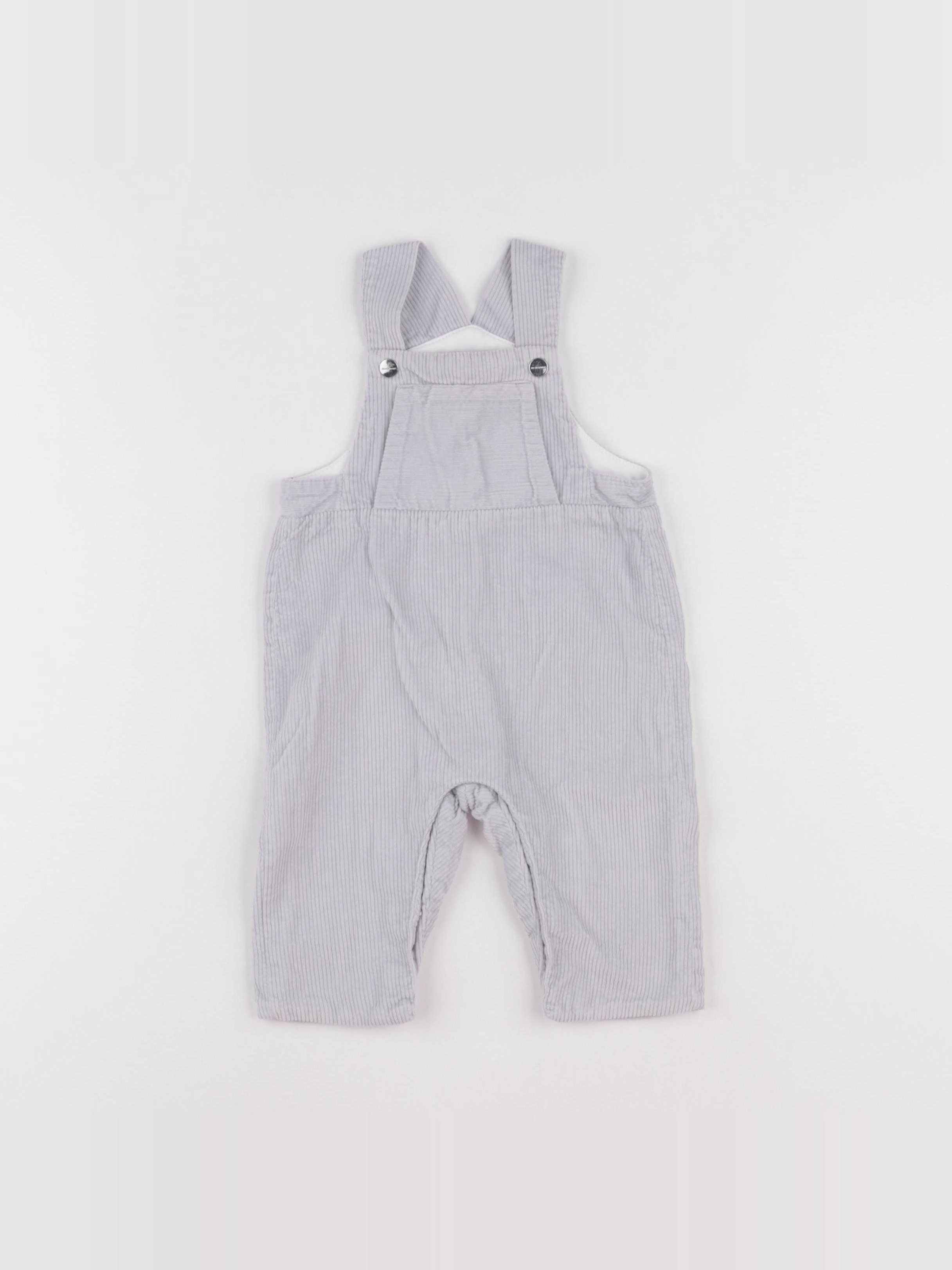 Jacadi - salopette gris - 6 mois