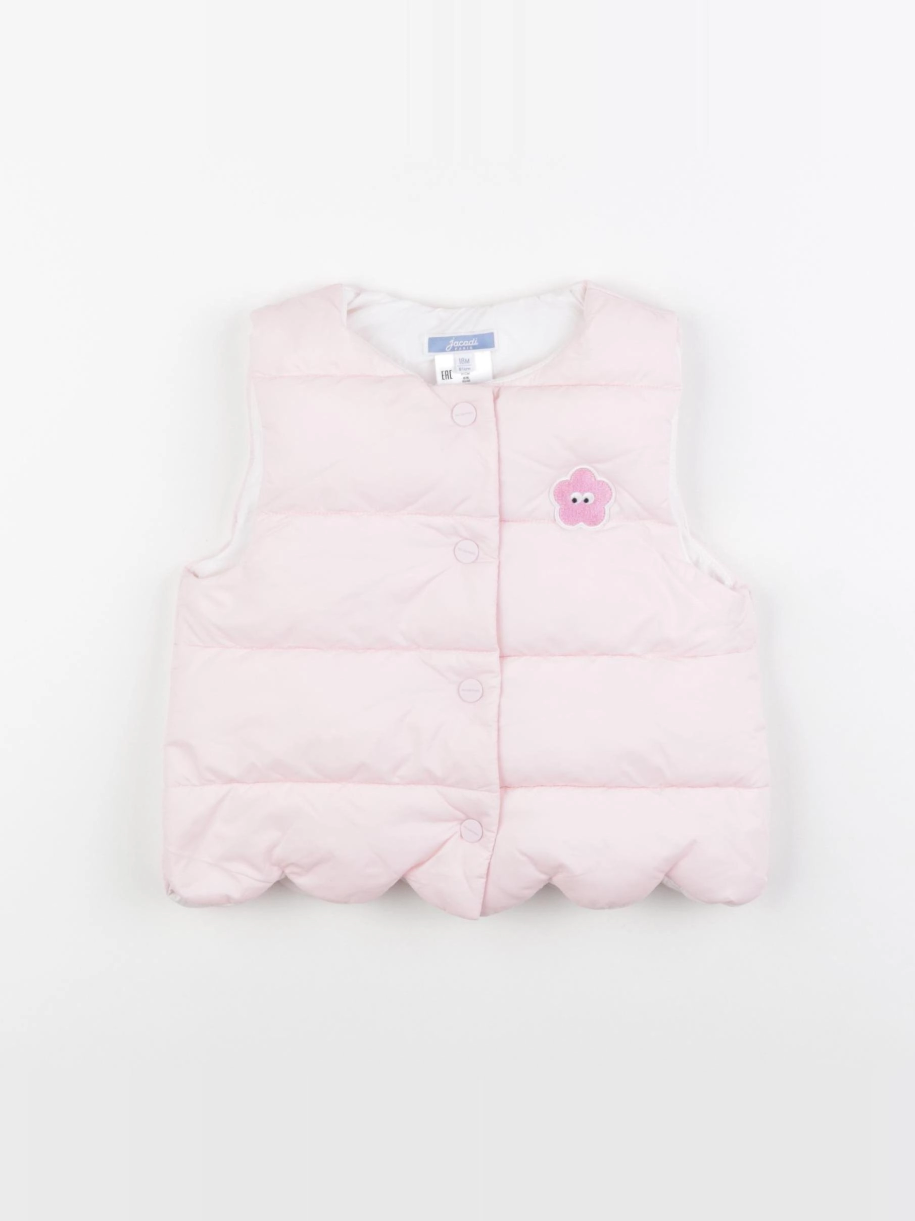 Jacadi - doudoune rose - 18 mois