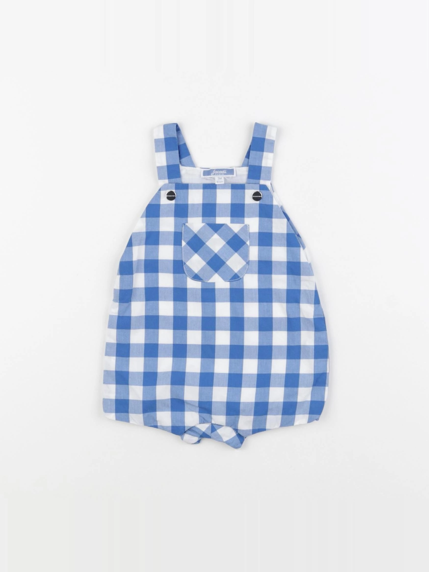 Jacadi - combinaison blanc, bleu - 3 mois
