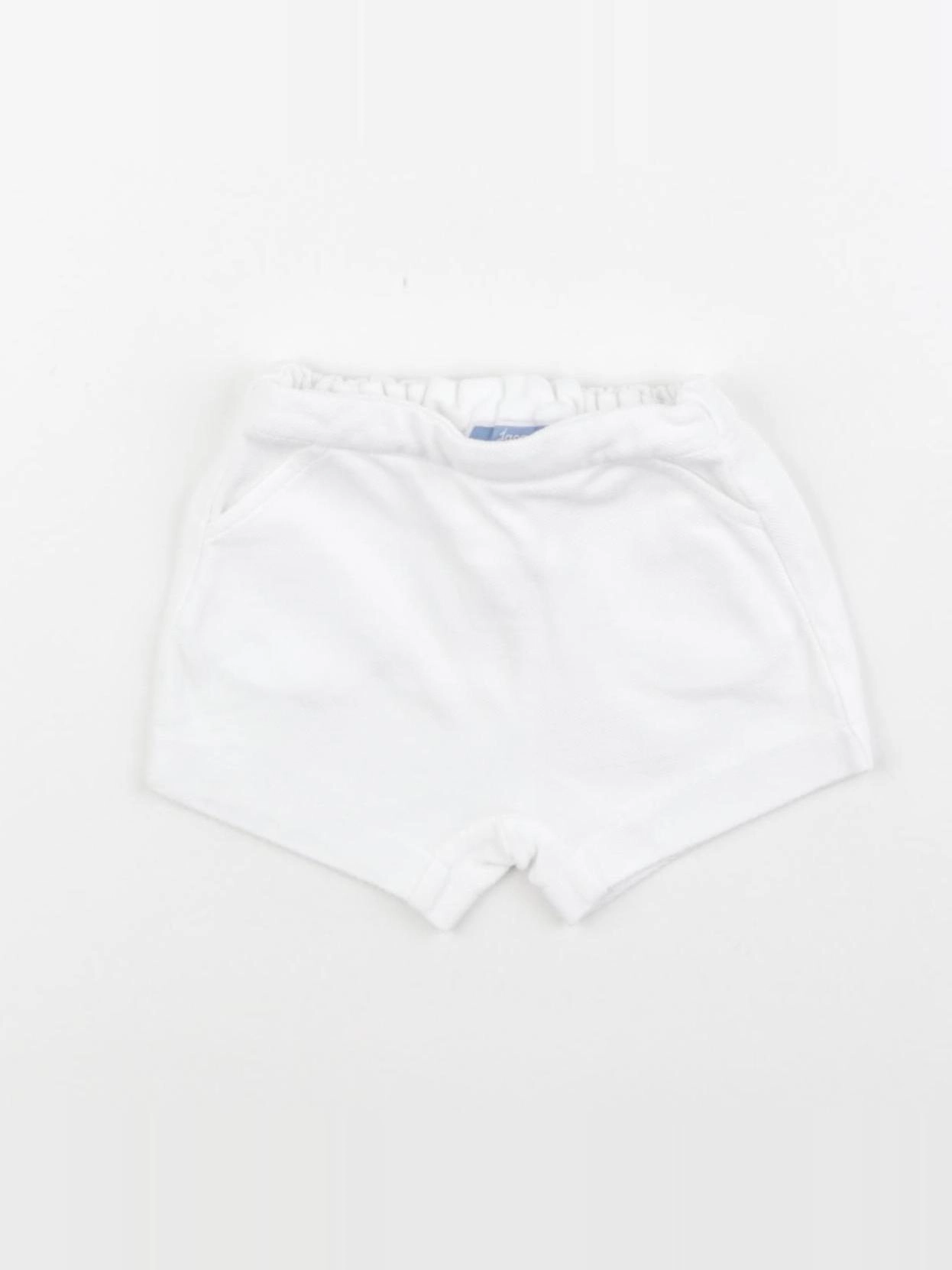 Jacadi - short blanc - 3 mois