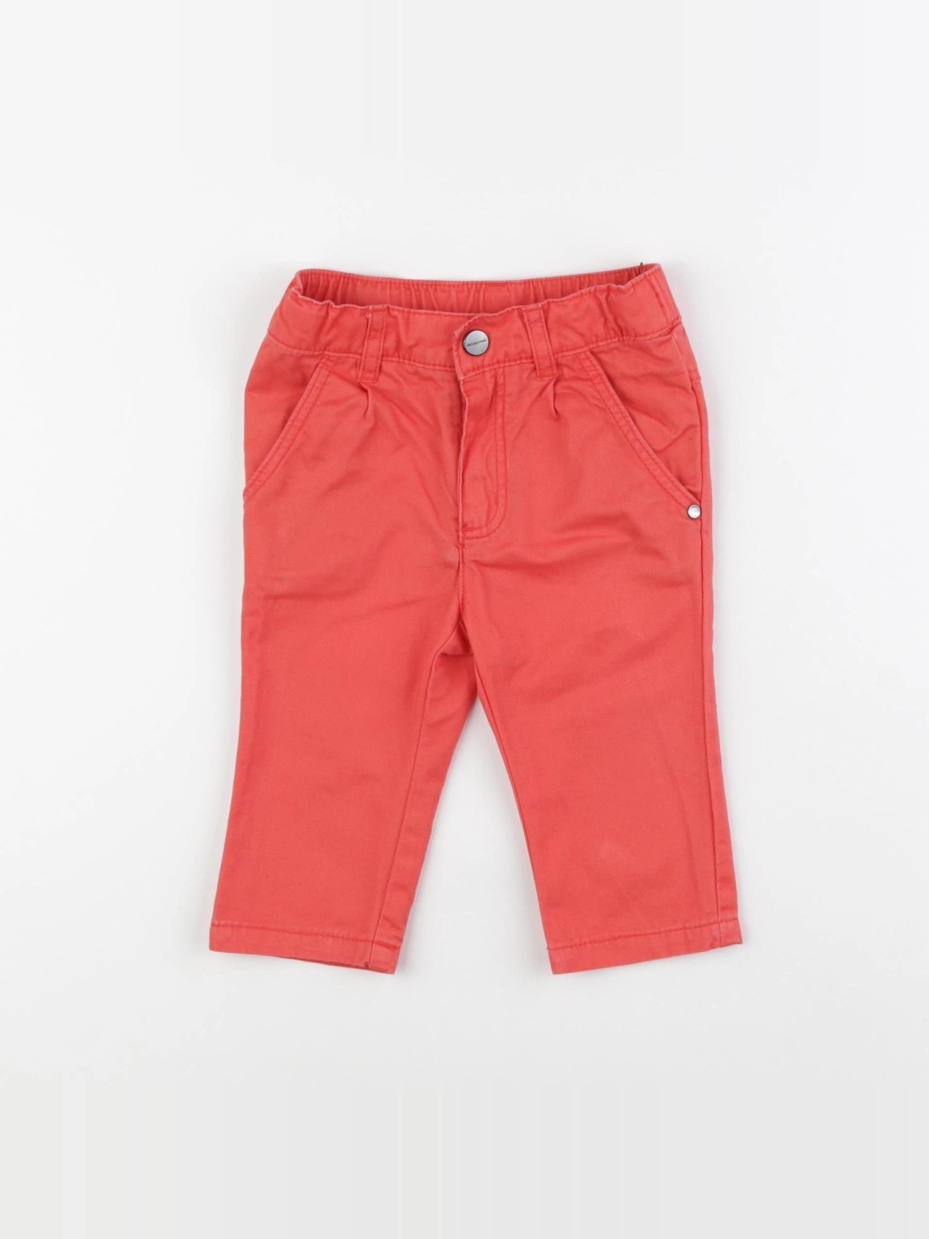 Jacadi - pantalon rouge - 12 mois