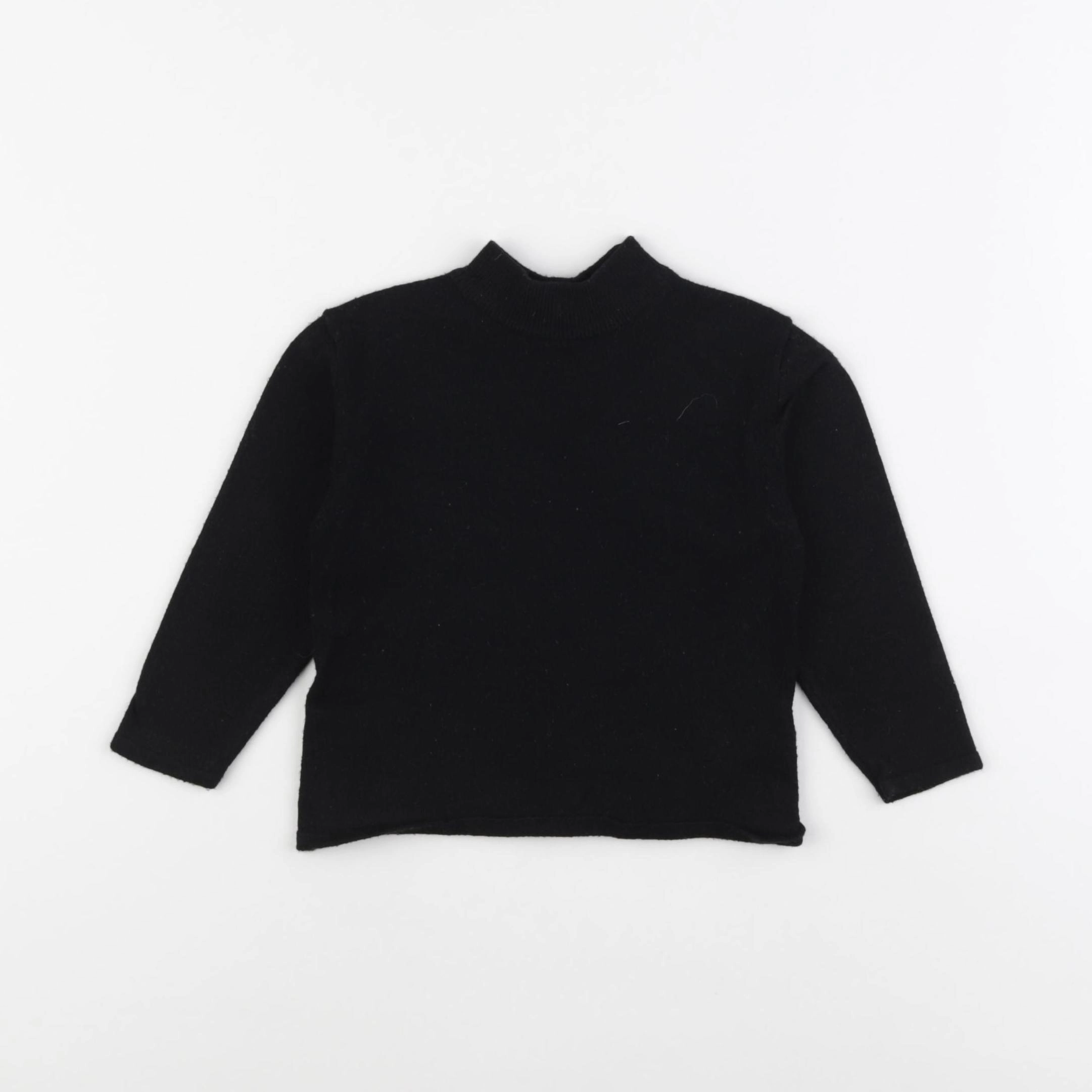 Zara - pull noir - 12/18 mois
