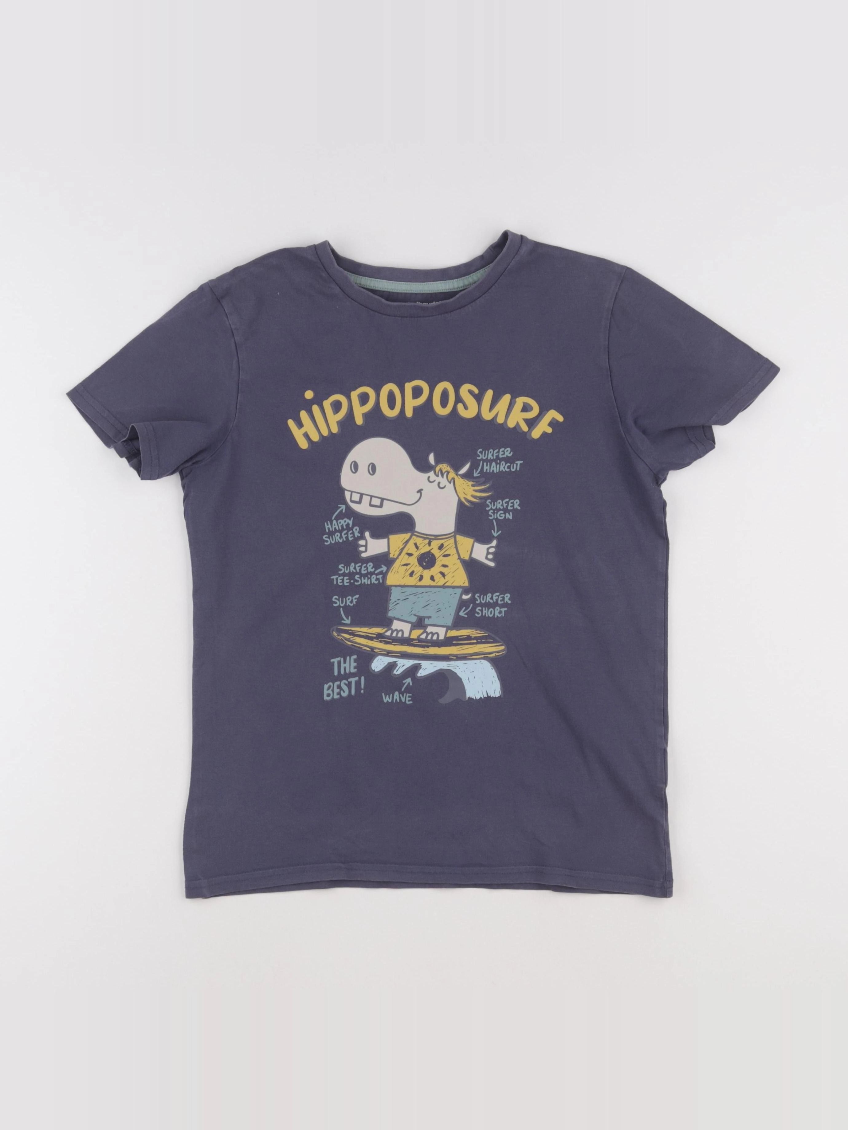 Vertbaudet - tee-shirt gris - 12 ans