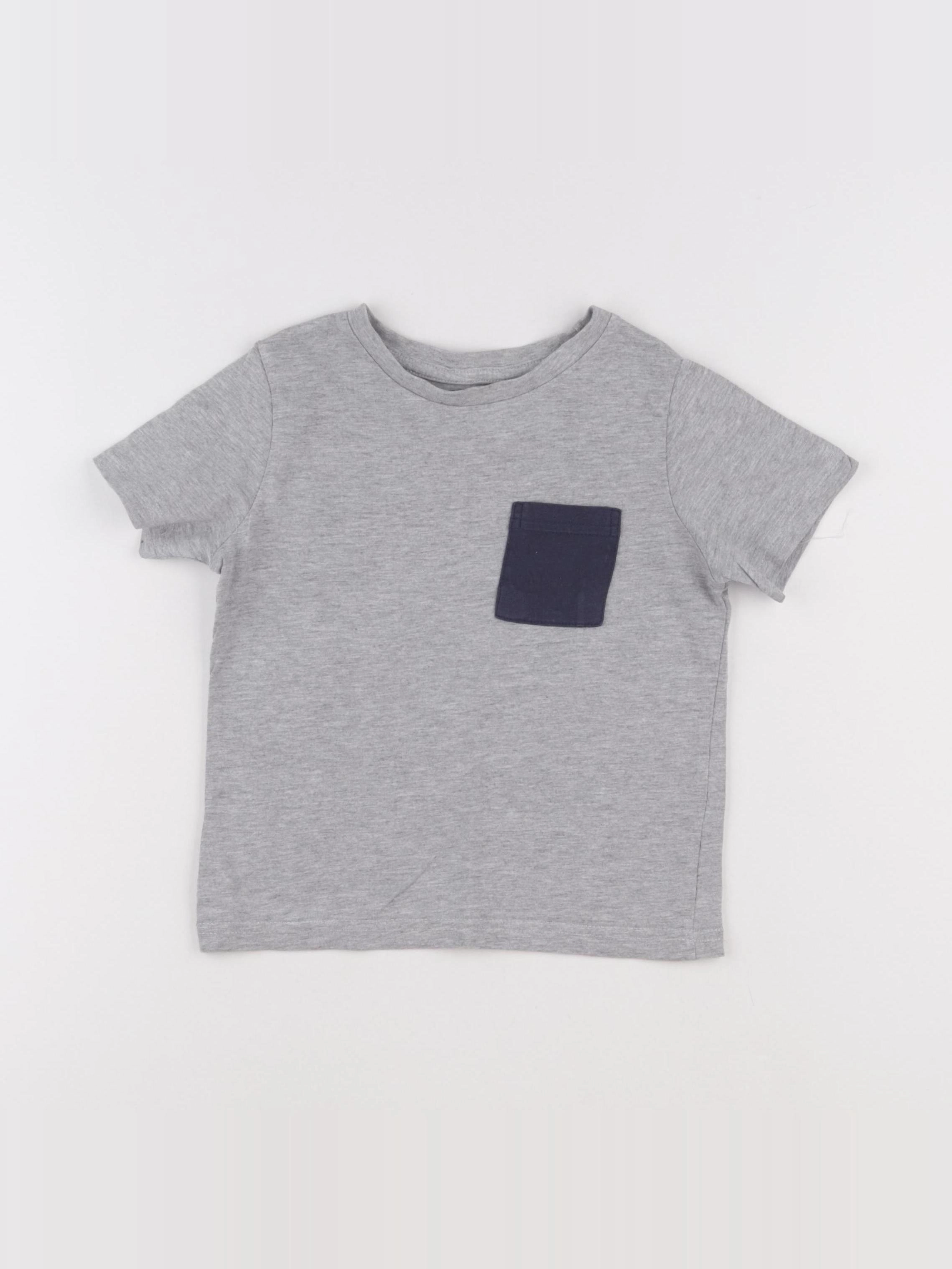 Vertbaudet - tee-shirt gris - 5 ans