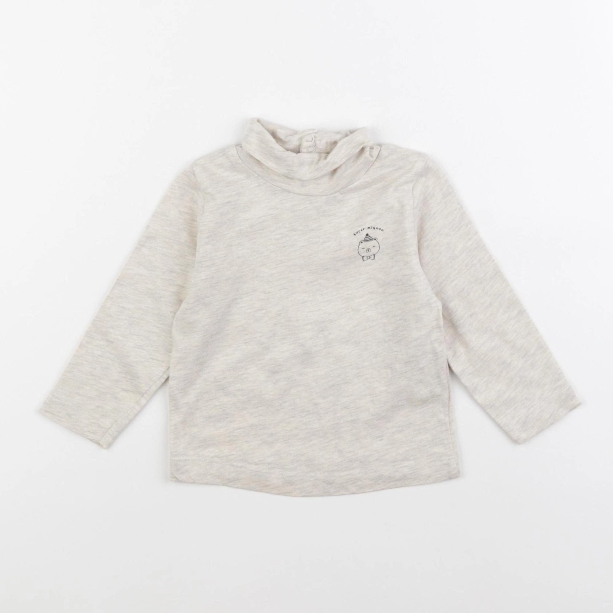 Tape à l'oeil - sous-pull gris - 9 mois
