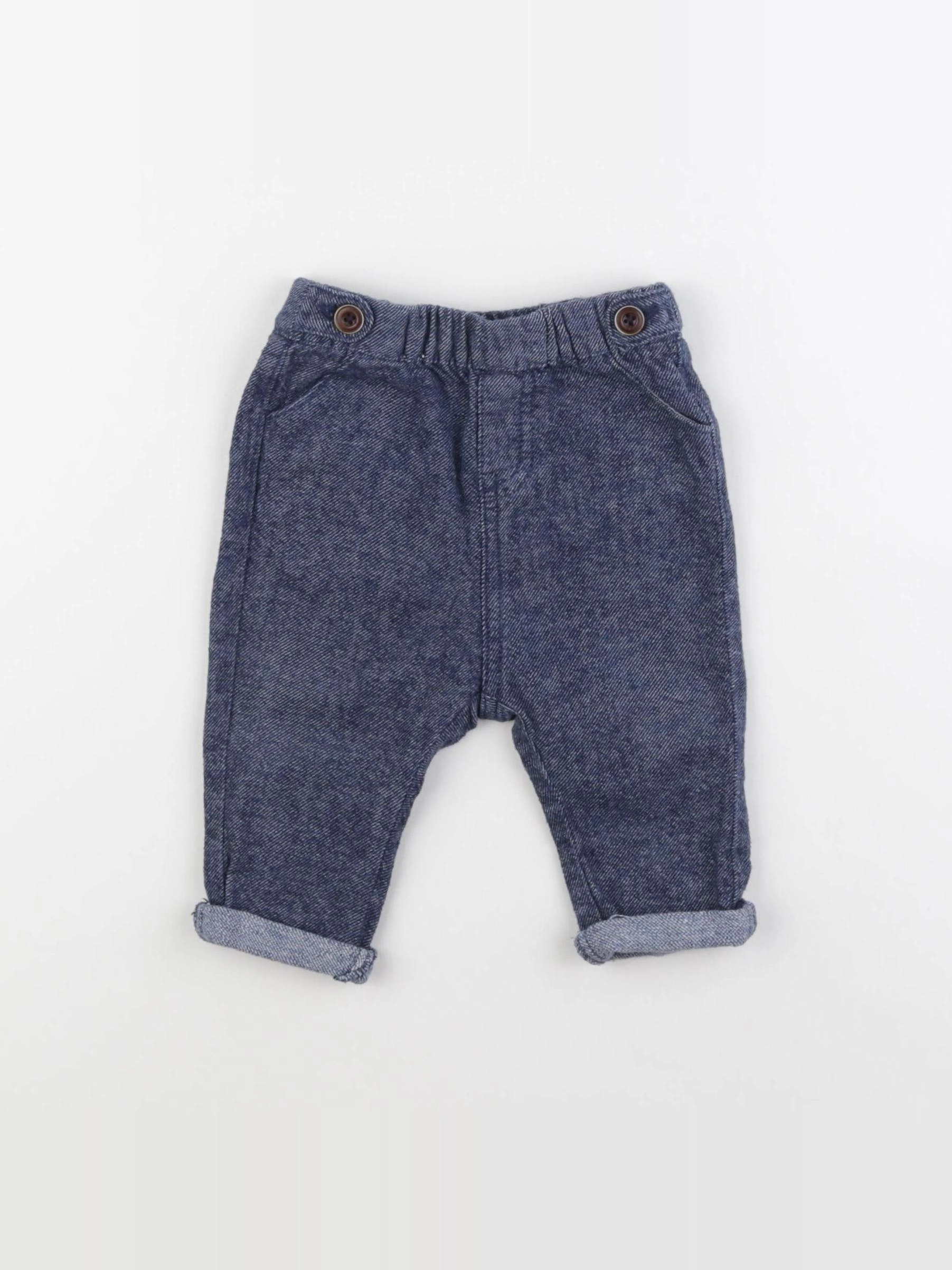Tape à l'oeil - pantalon bleu - 6 mois
