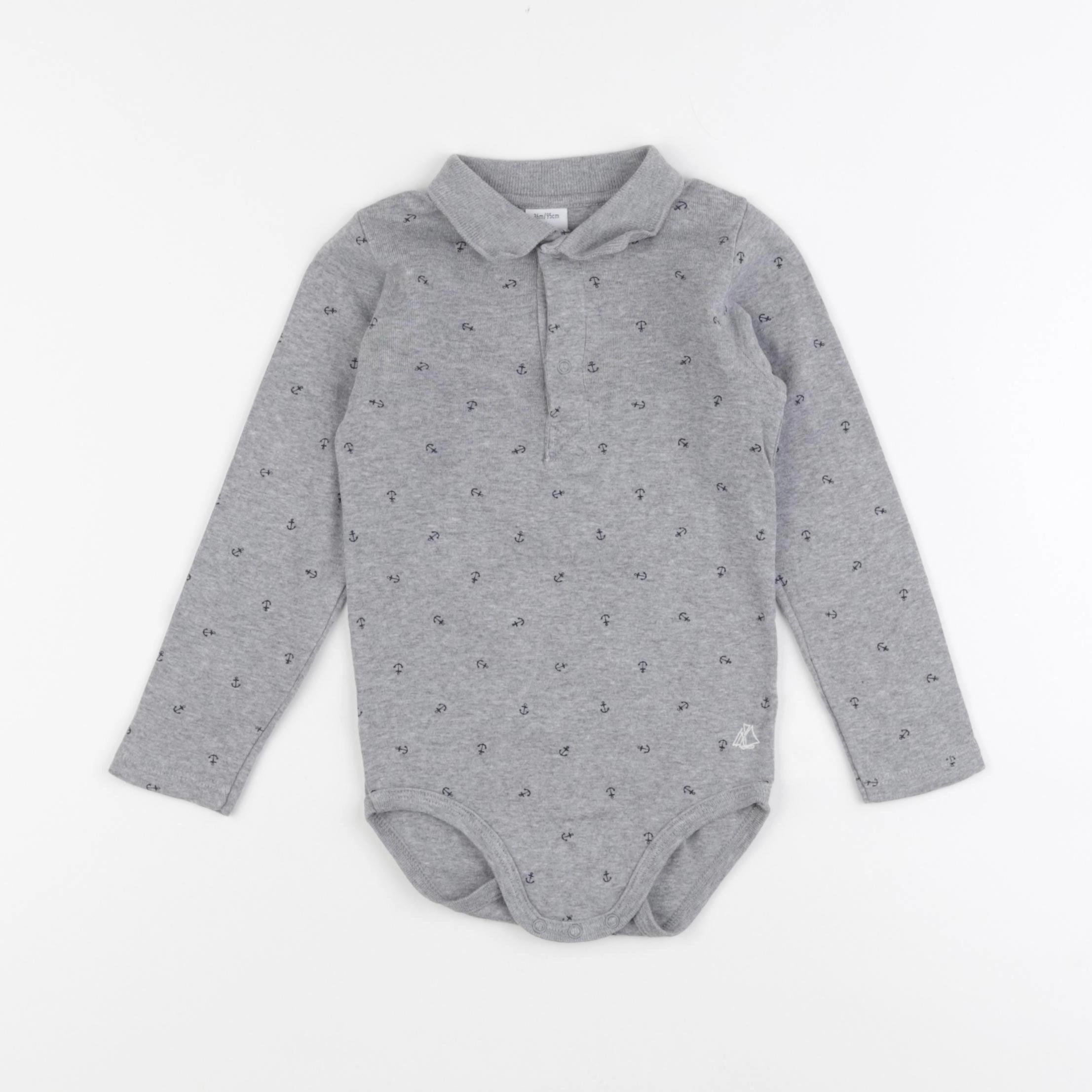 H&M - pull bleu - 18/24 mois