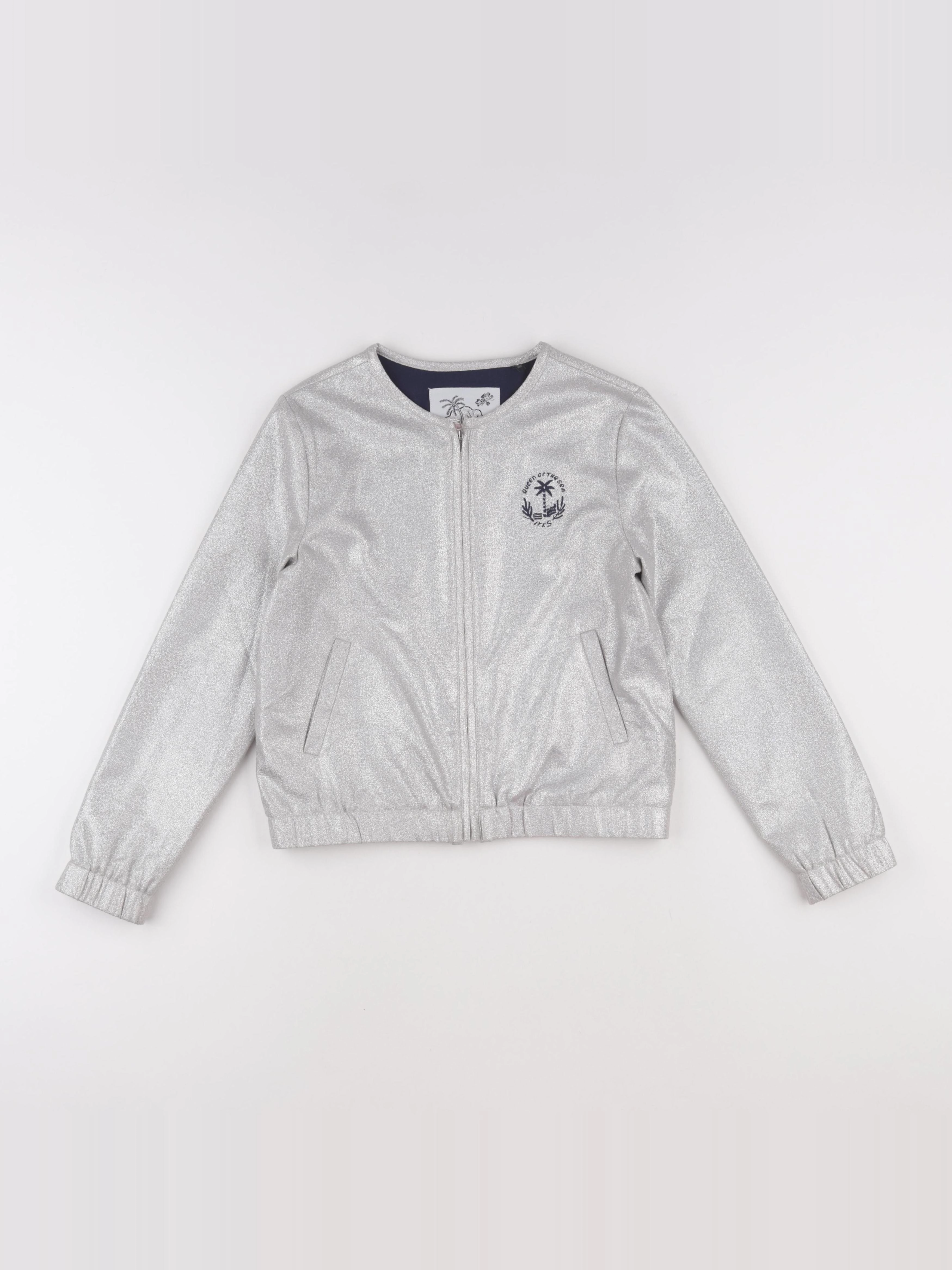IKKS - veste argent - 10 ans