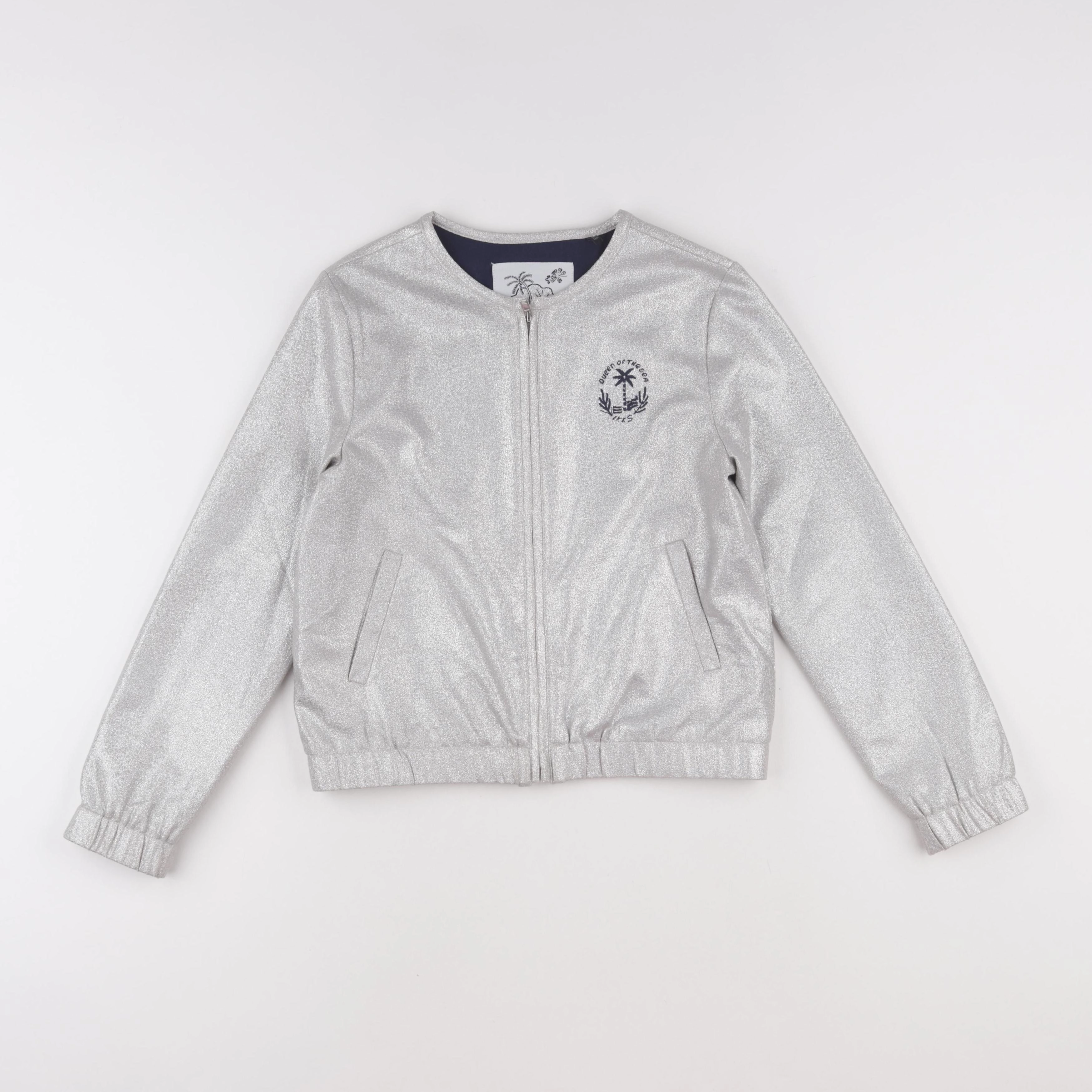 IKKS - veste argent - 10 ans