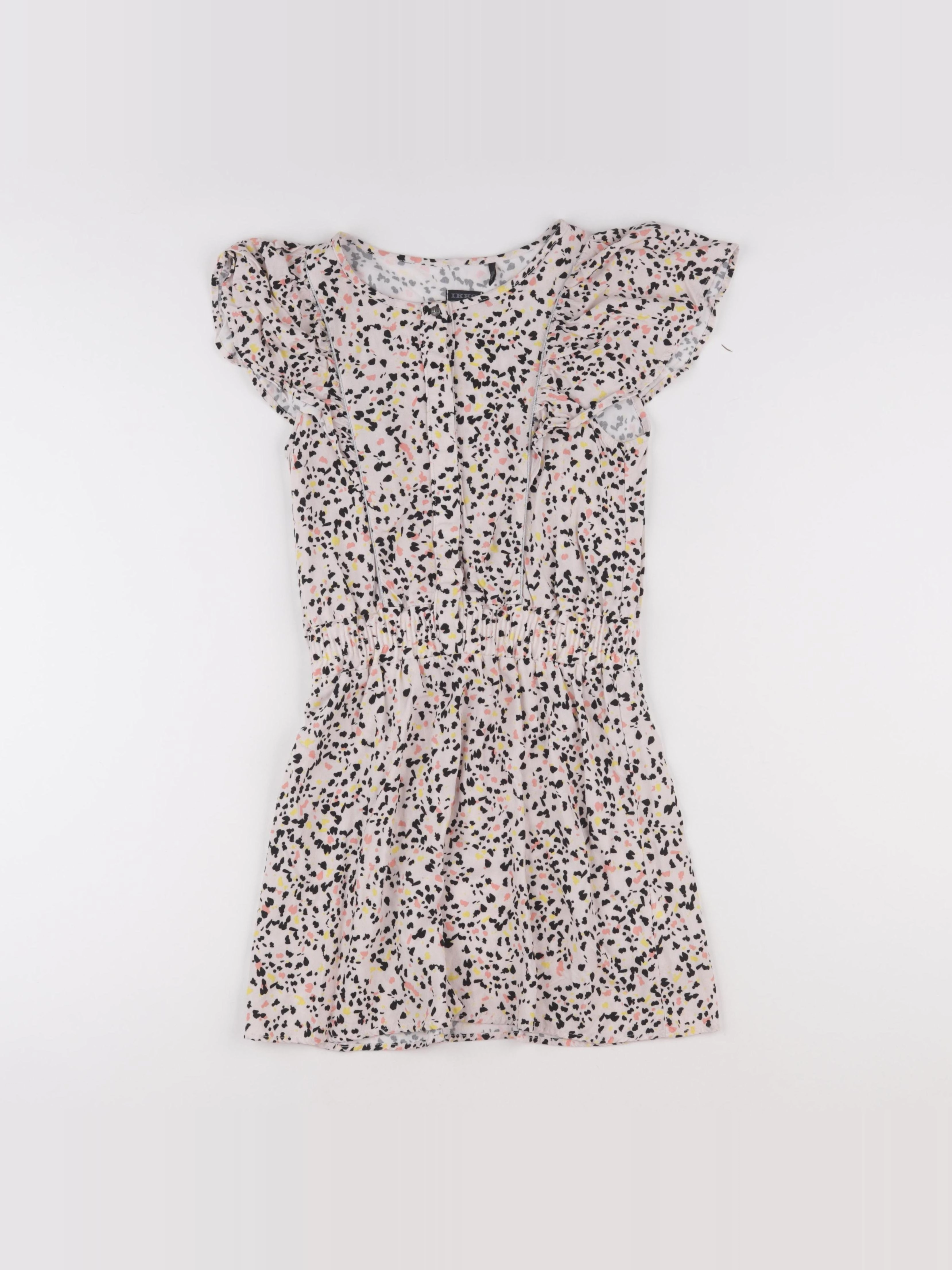 IKKS - robe rose - 10 ans