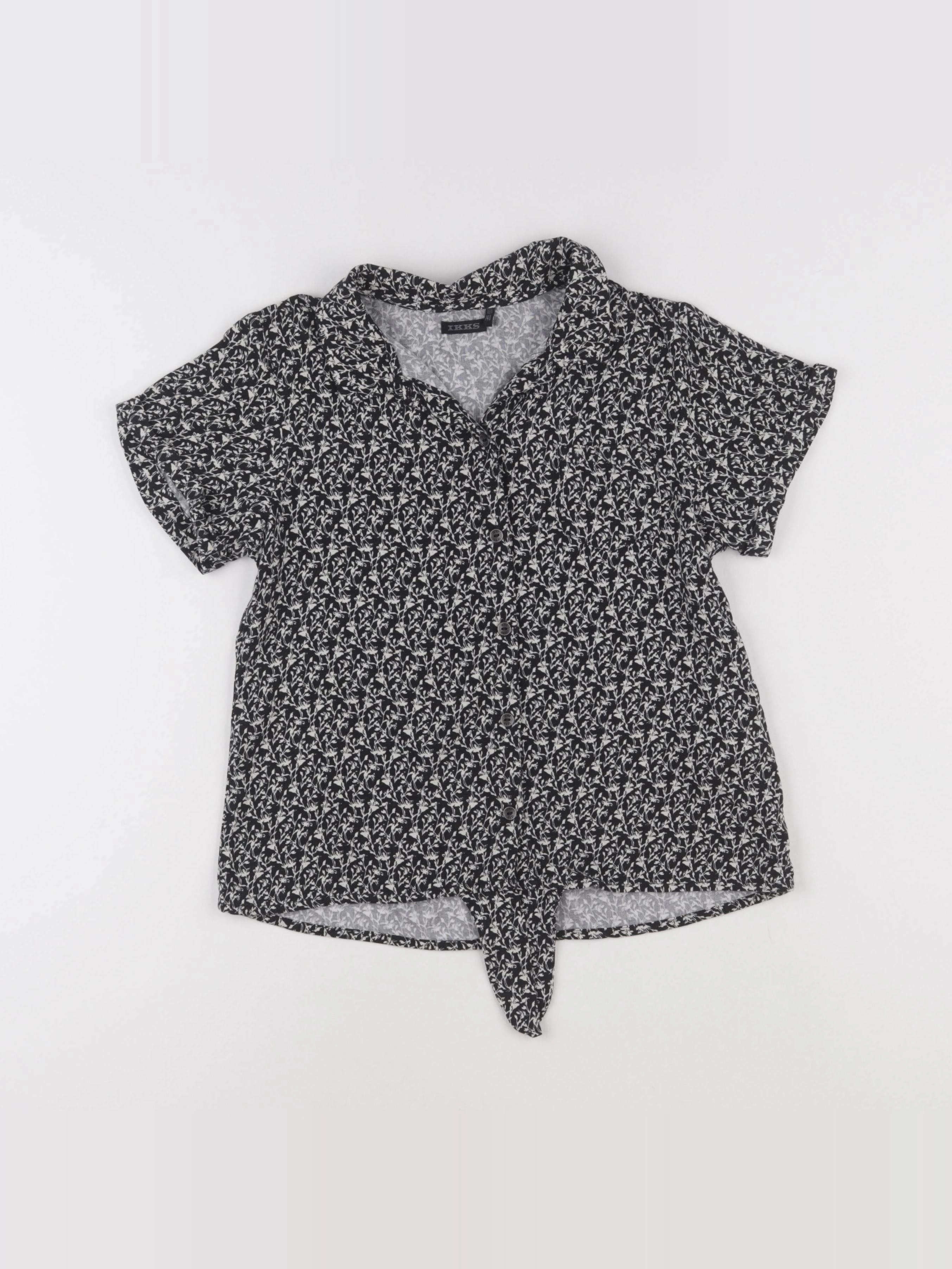 IKKS - blouse noir - 10 ans