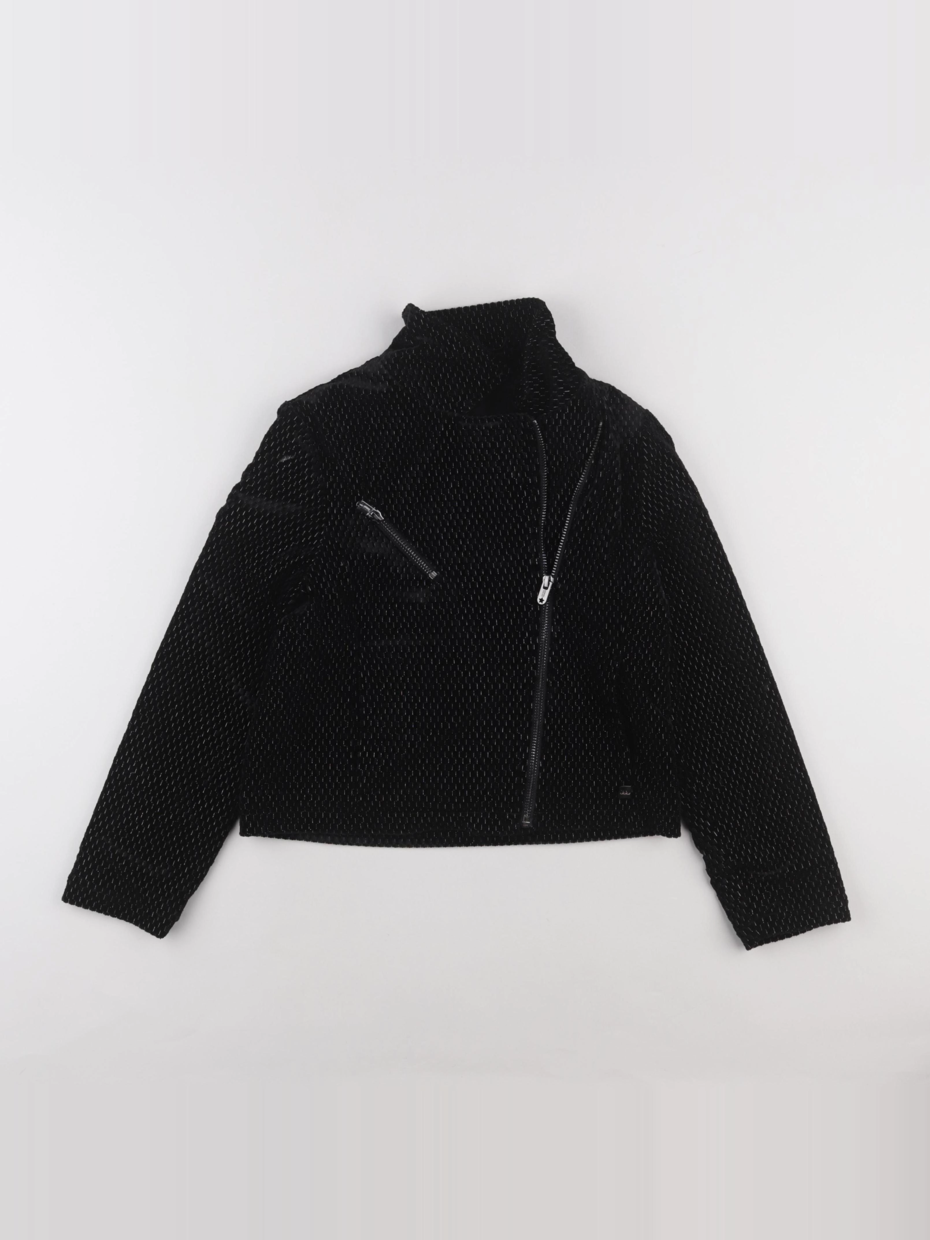IKKS - veste noir, argent - 10 ans