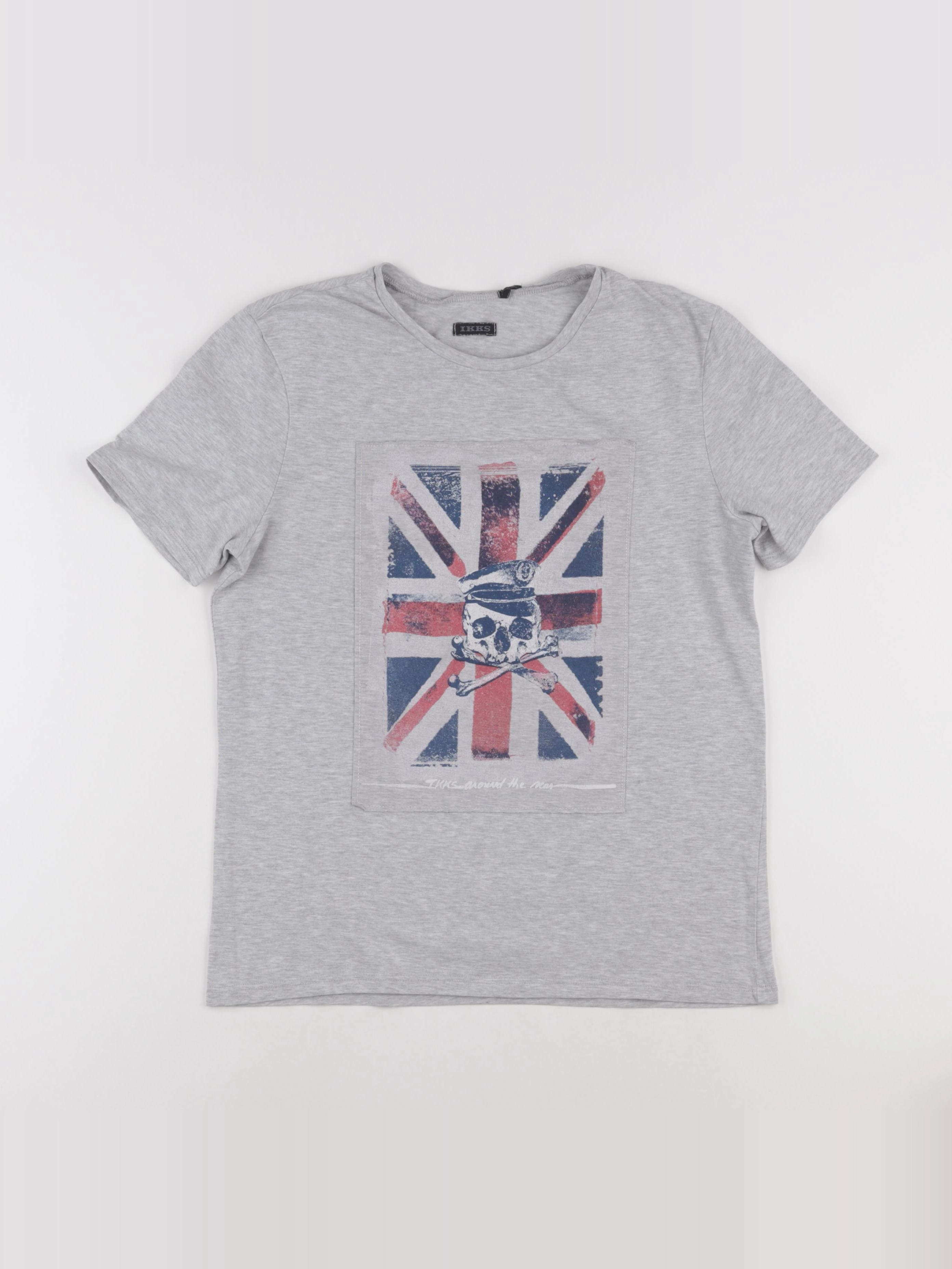 IKKS - tee-shirt gris - 12 ans