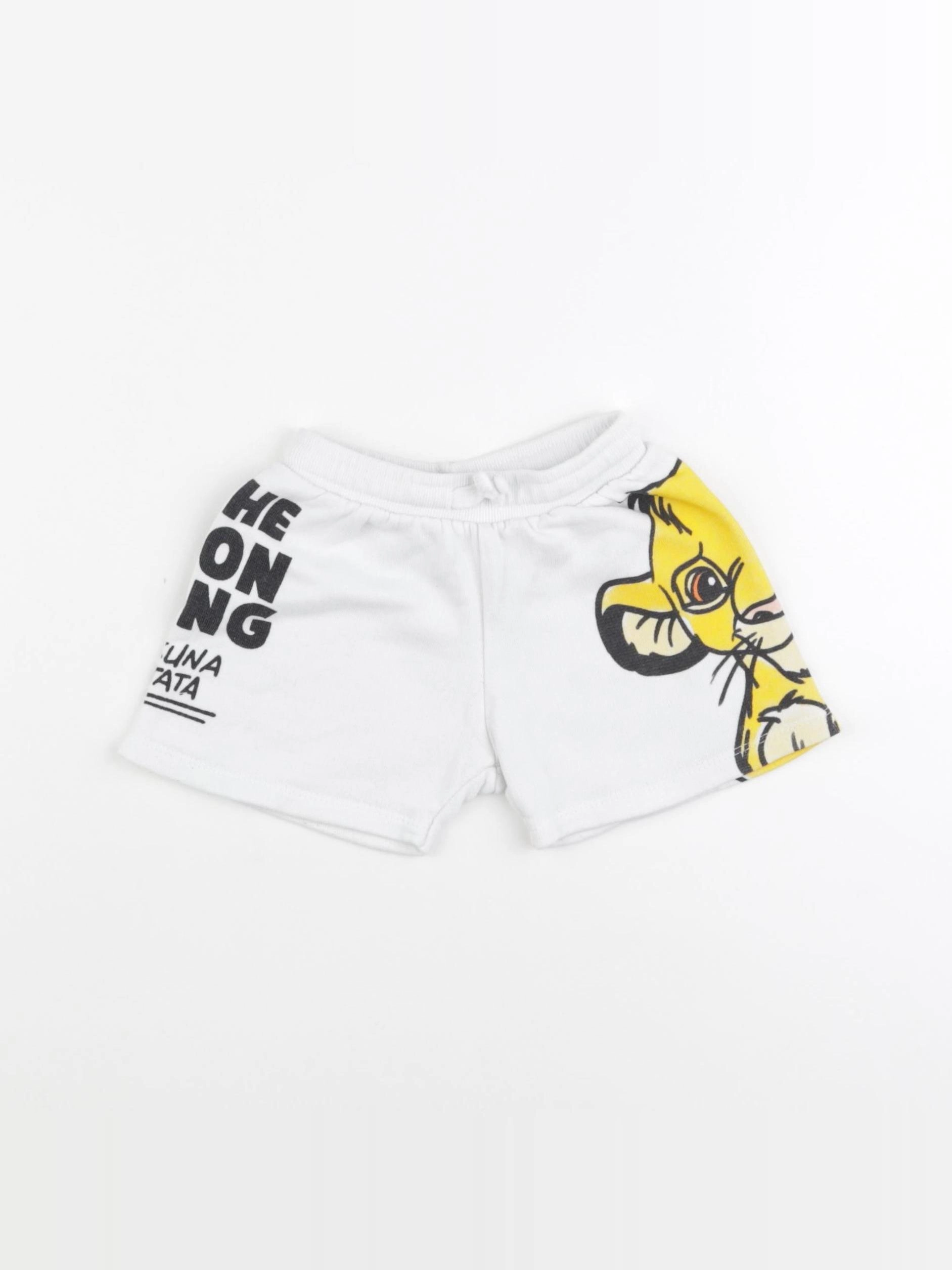 Zara - short blanc - 9/12 mois