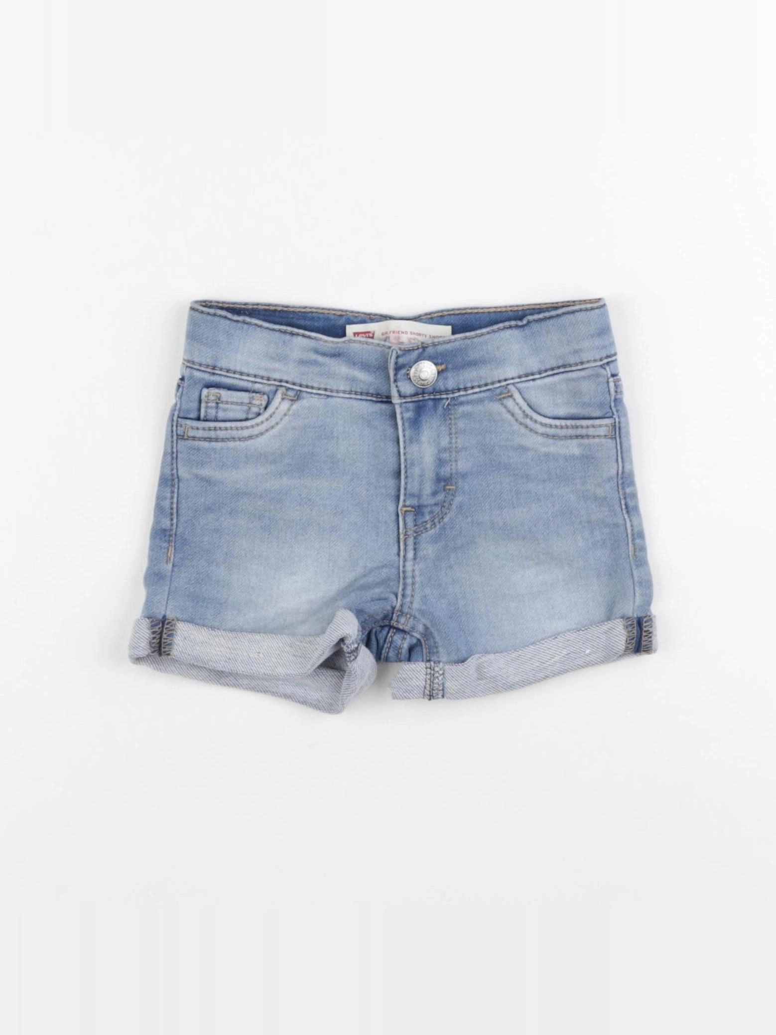 Levi's - short bleu - 12 mois