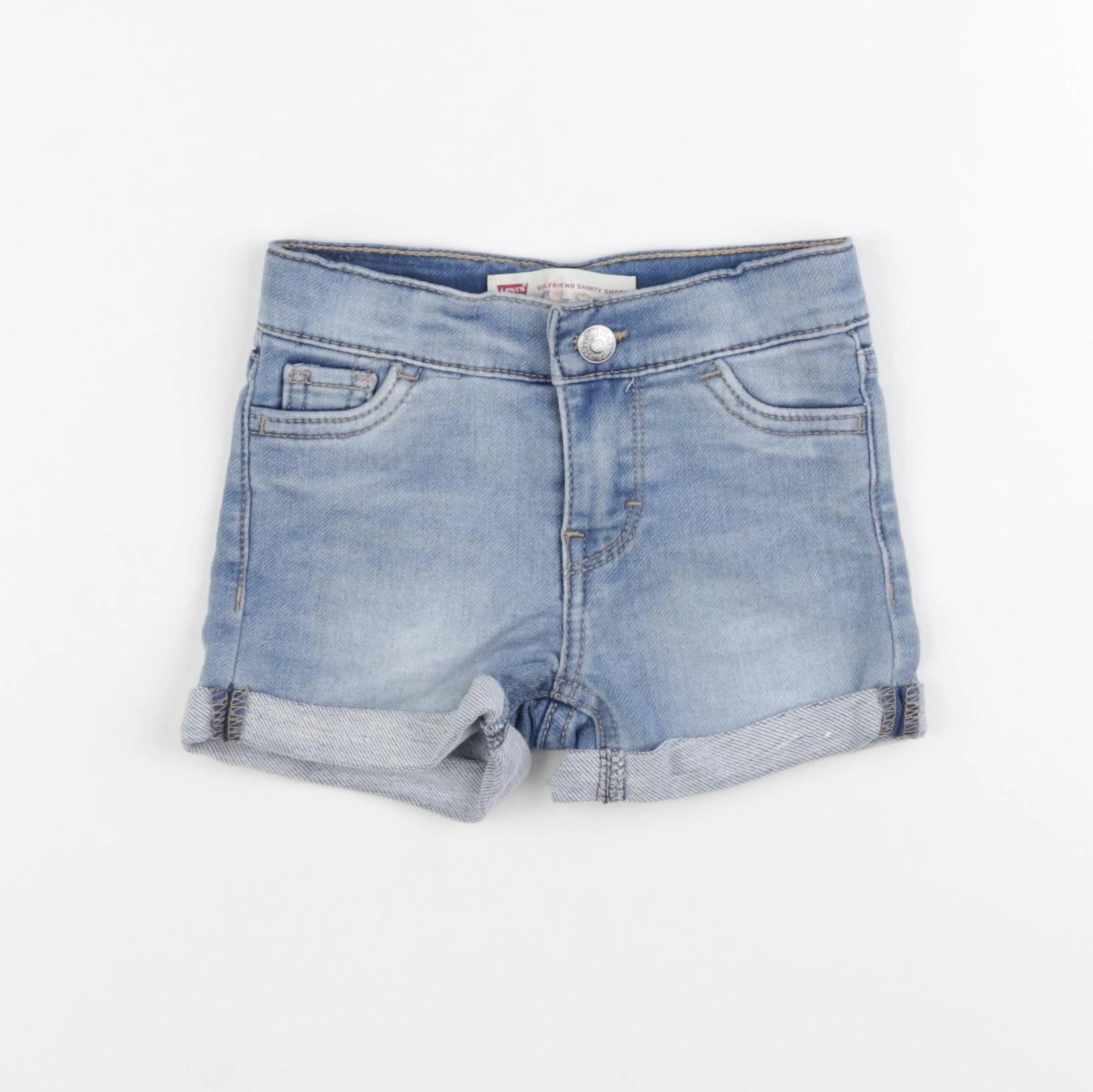 Levi's - short bleu - 12 mois