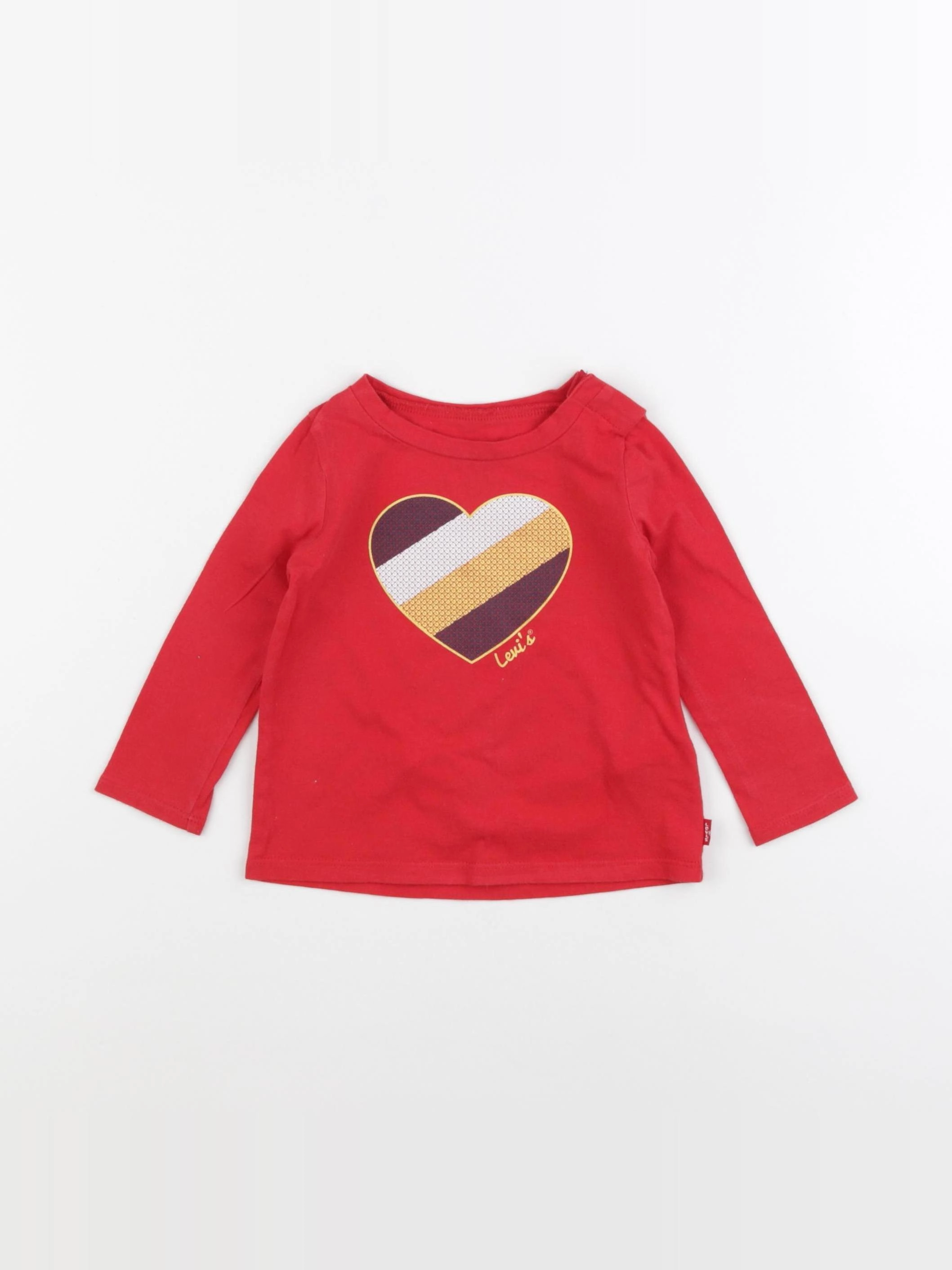 Levi's - tee-shirt rouge - 12 mois