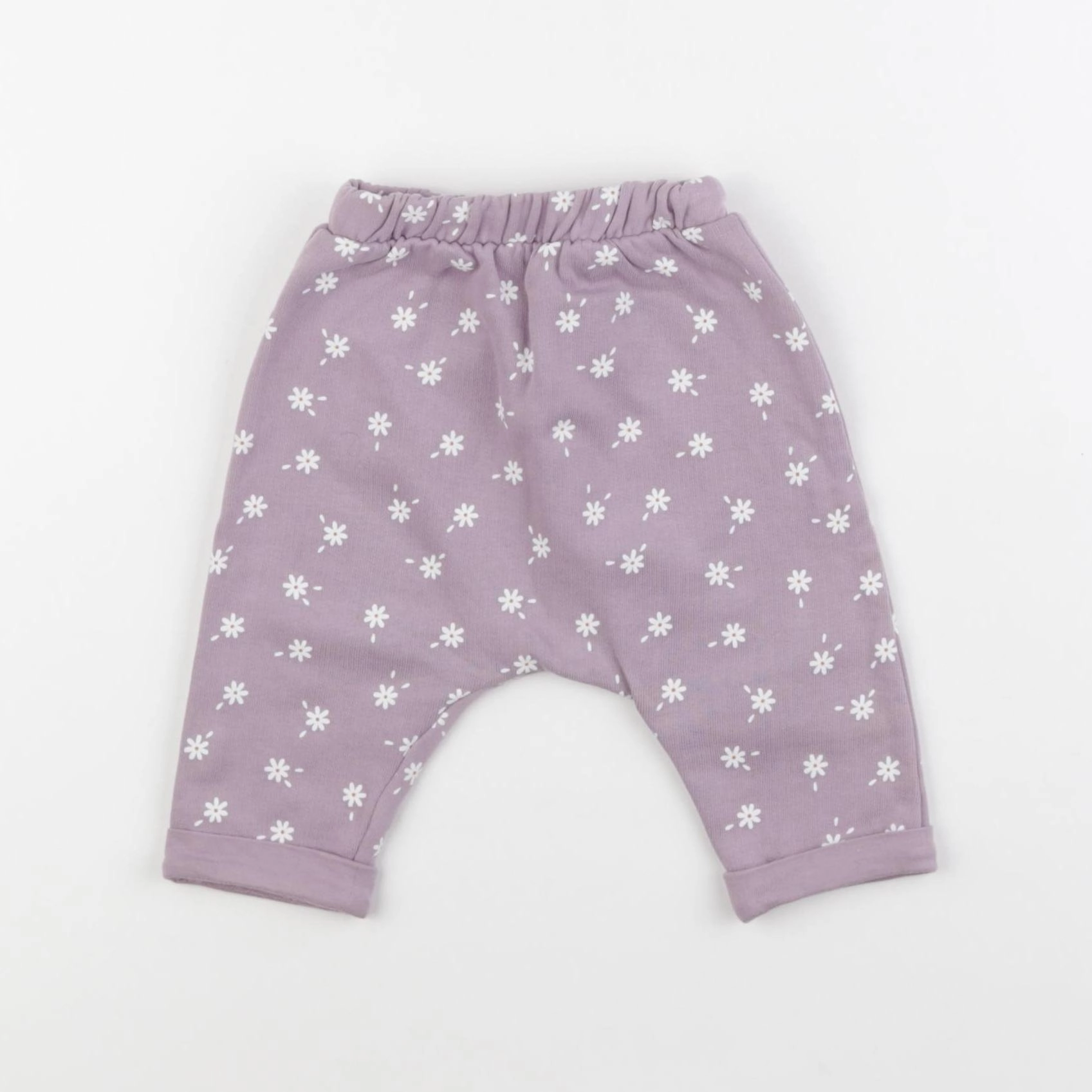 Vertbaudet - sarouel violet - 3 mois