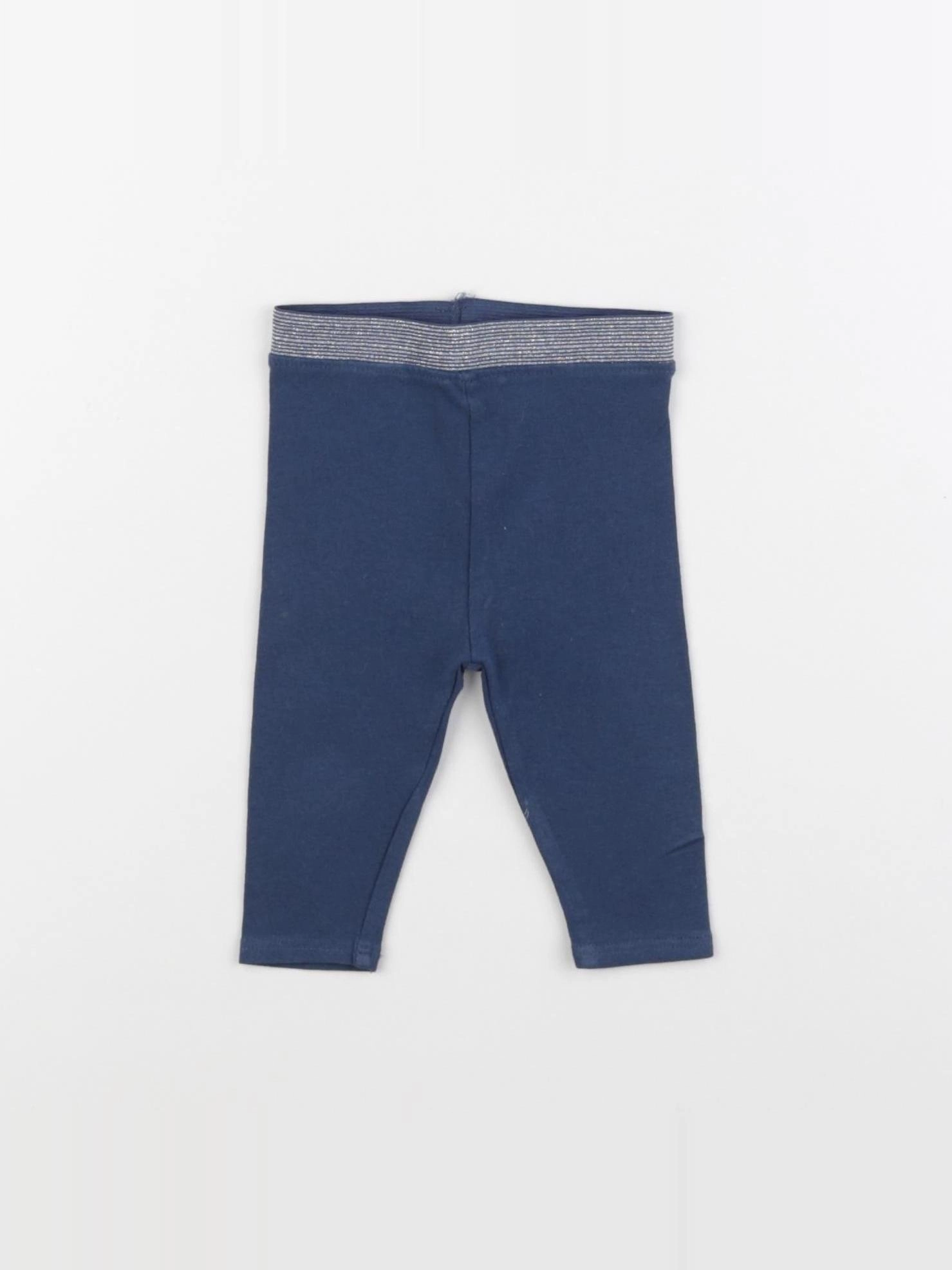 Vertbaudet - legging bleu - 3 mois