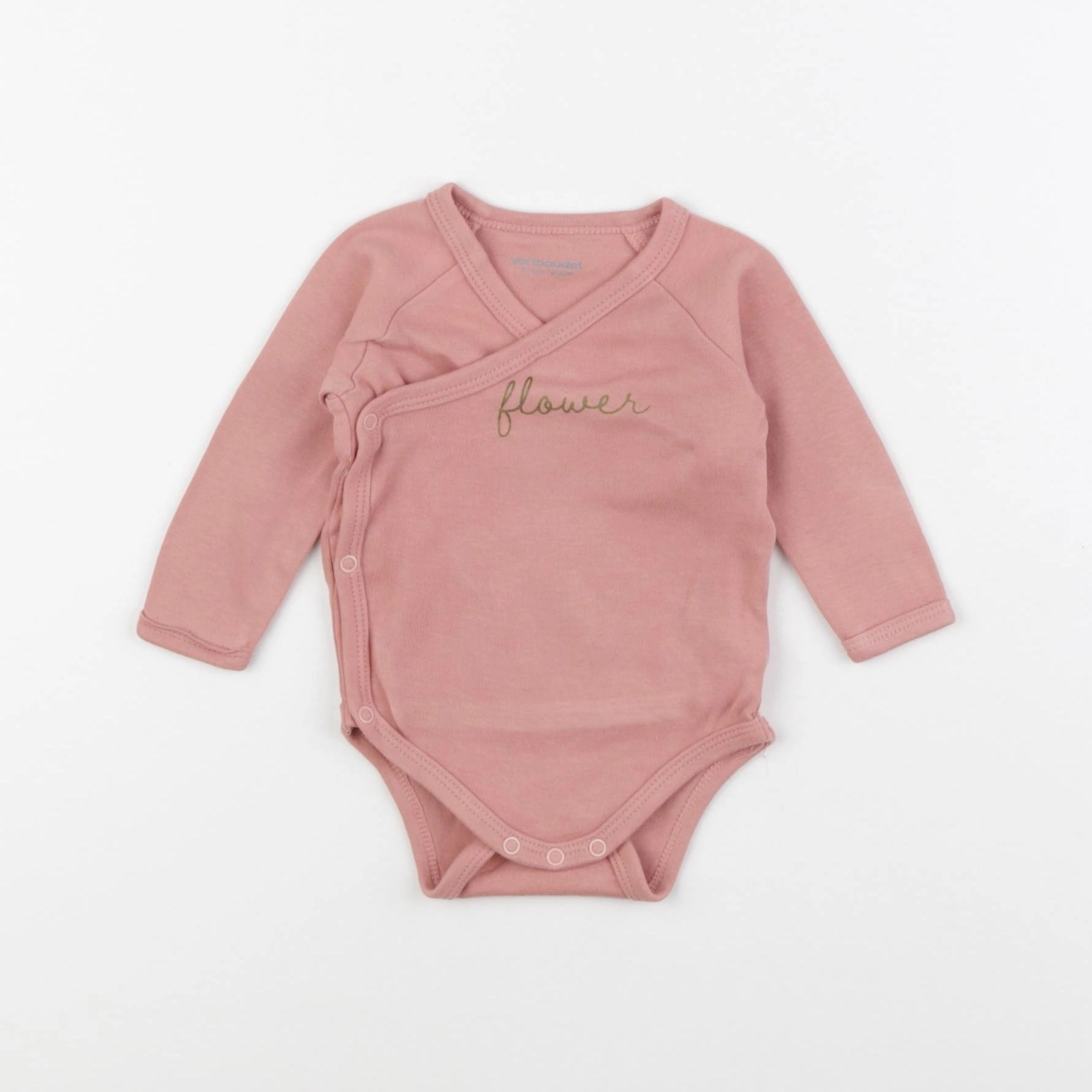Vertbaudet - body rose - 3 mois