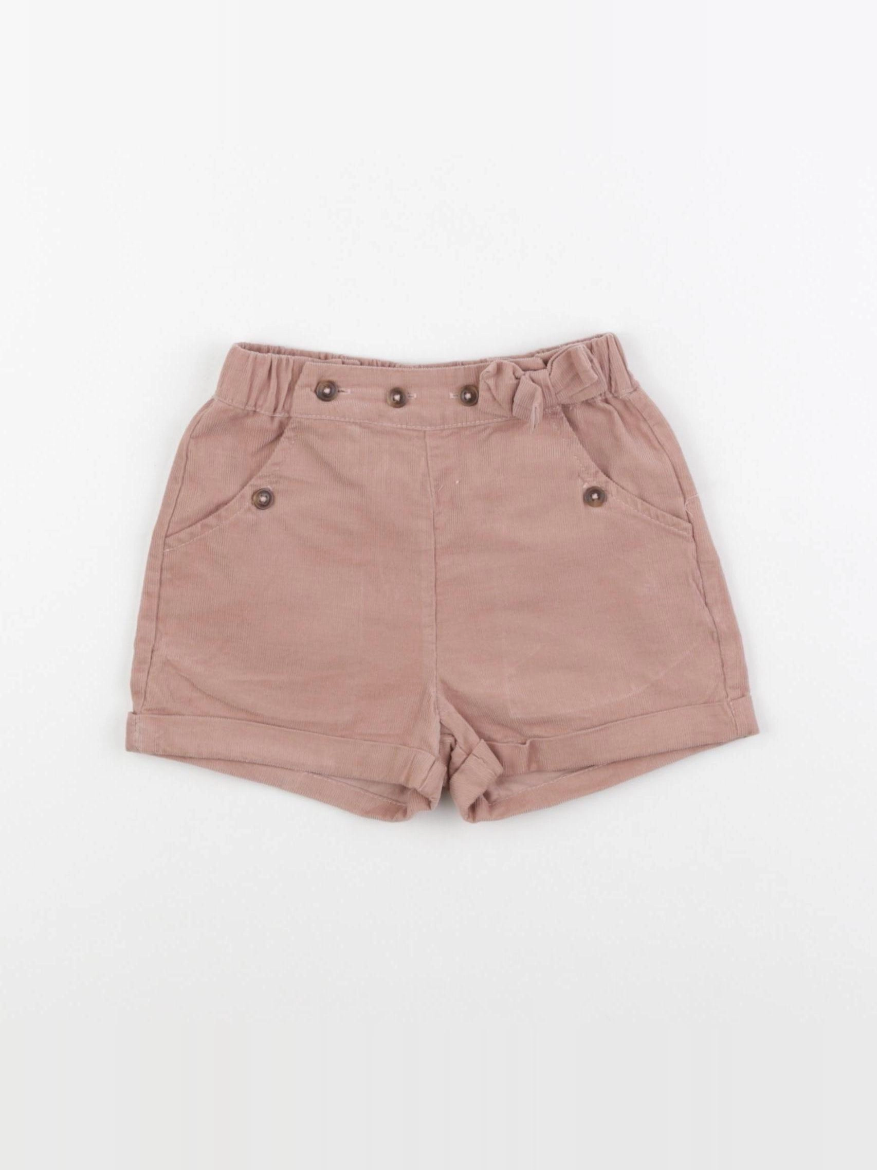 Vertbaudet - short beige - 18 mois