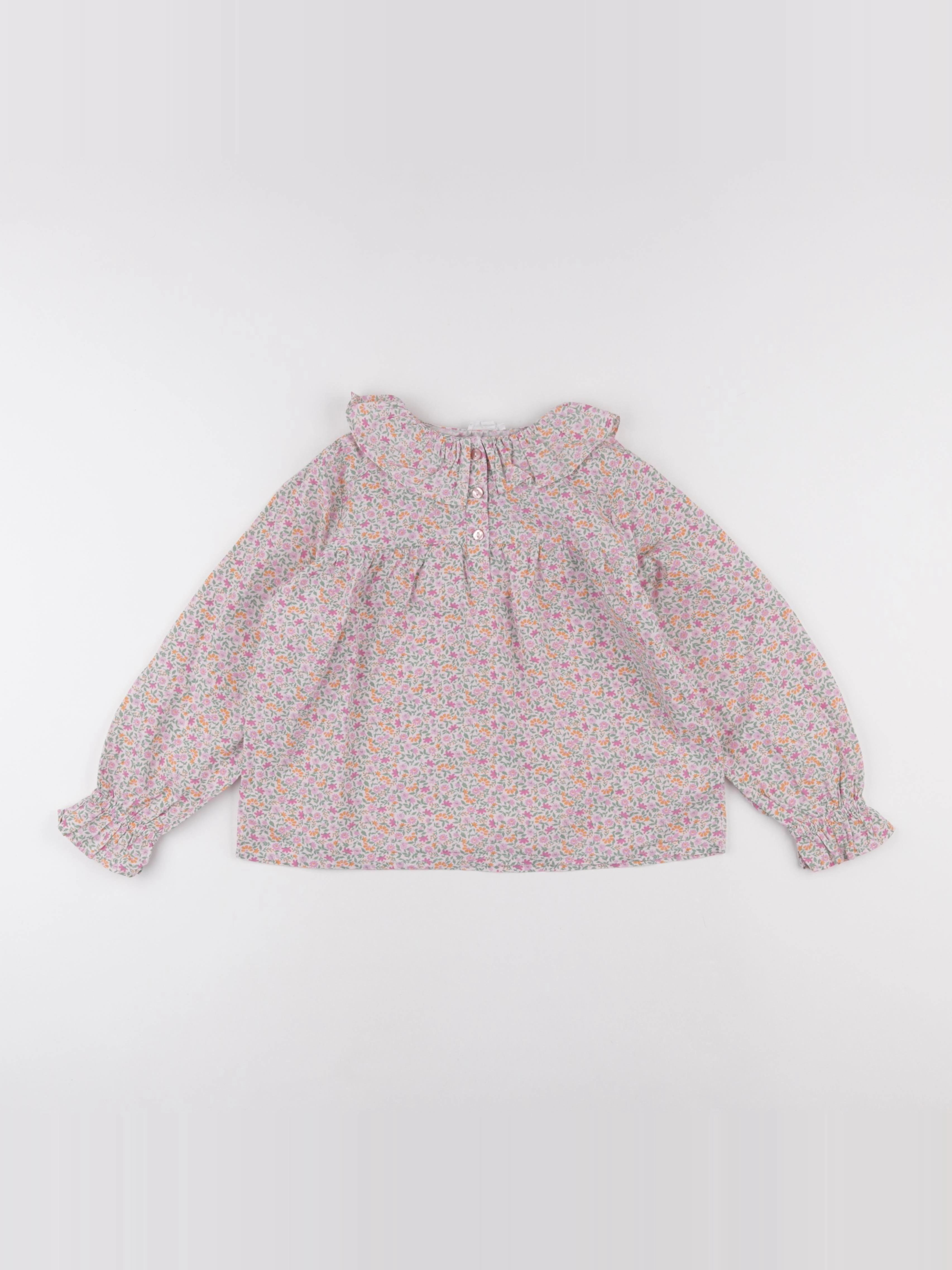 Vertbaudet - blouse rose - 8 ans