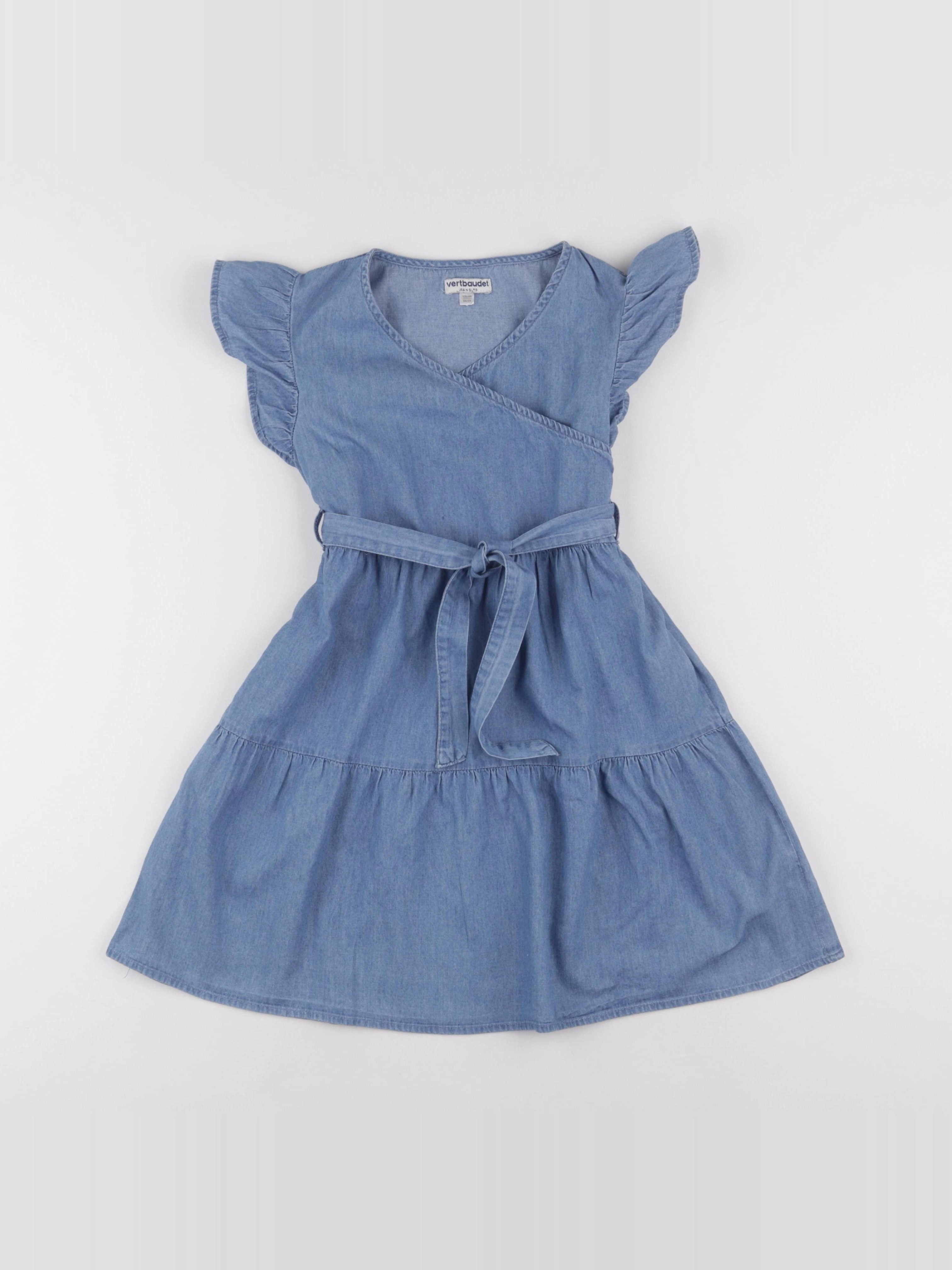 Vertbaudet - robe bleu - 8 ans
