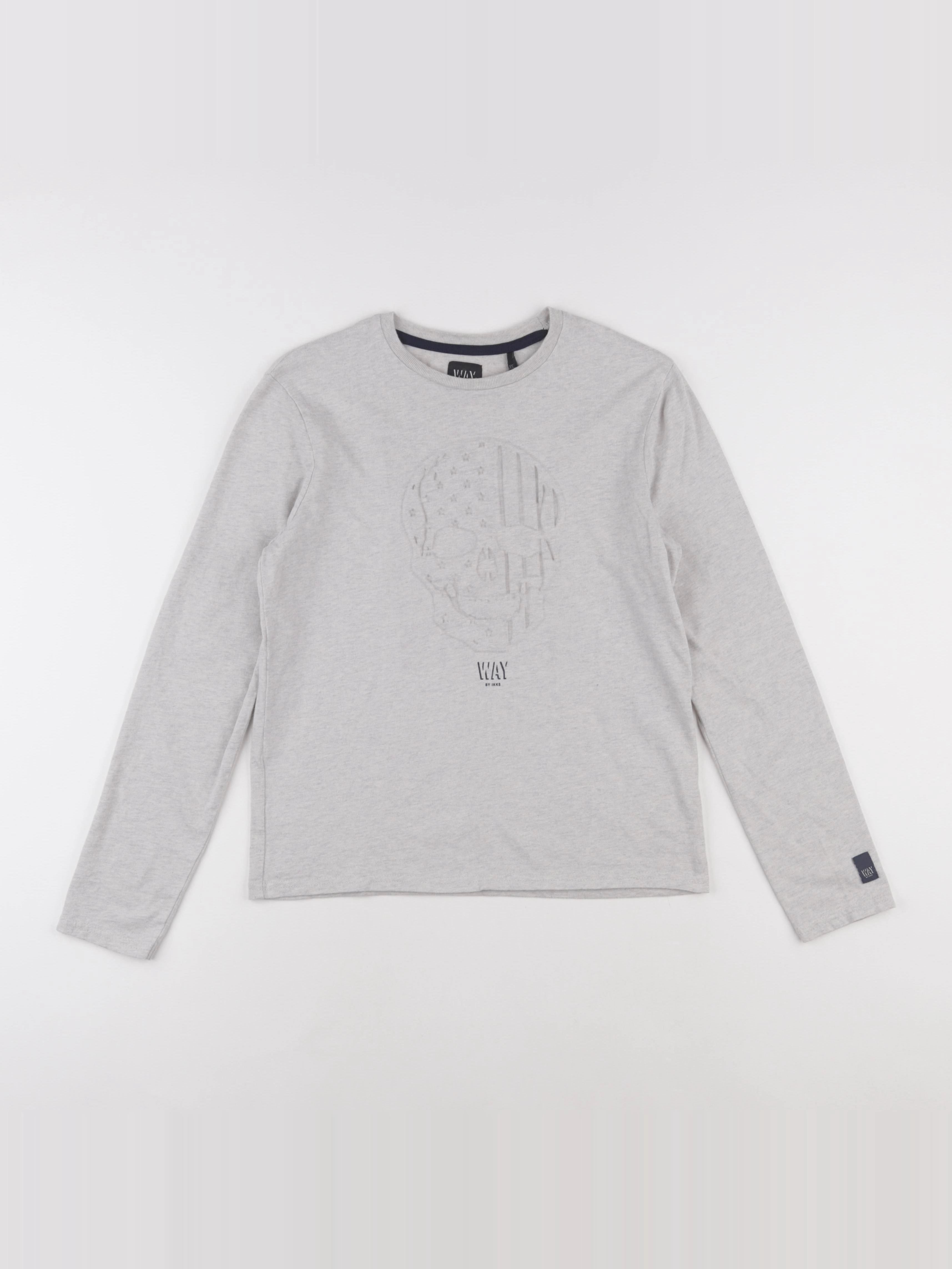 IKKS - tee-shirt gris - 12 ans