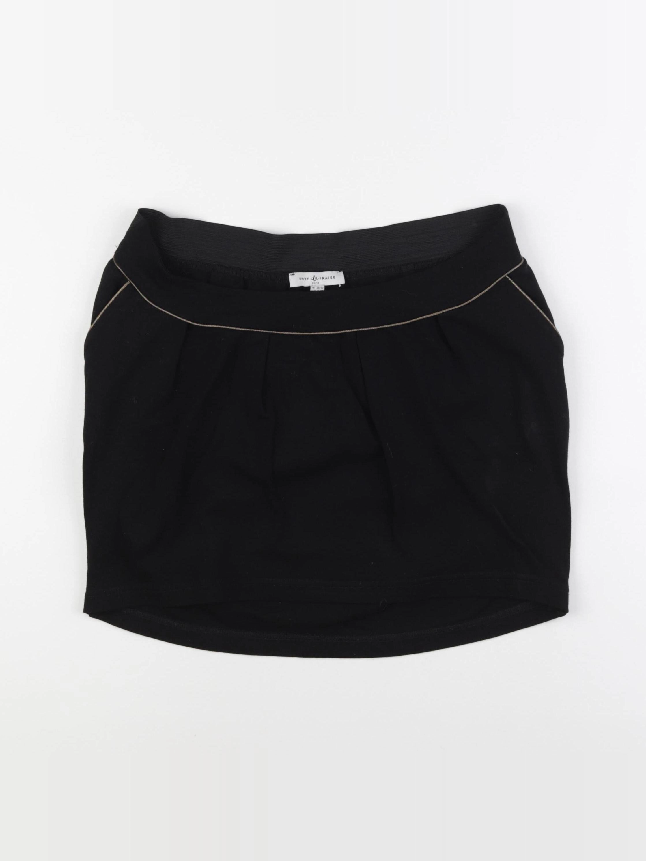 Envie de fraise - jupe grossesse noir - 38 à 40