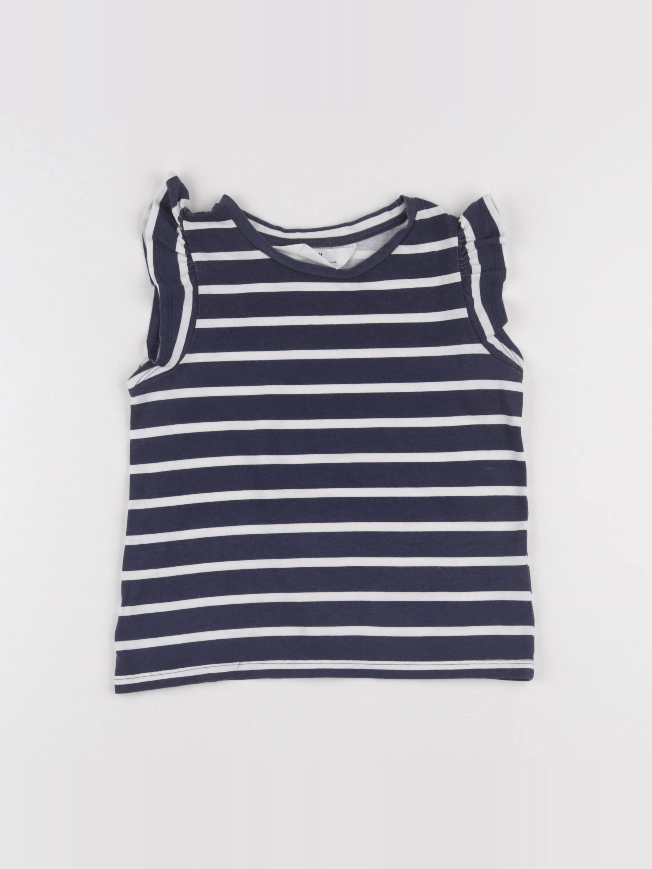 H&M - débardeur bleu - 6 ans