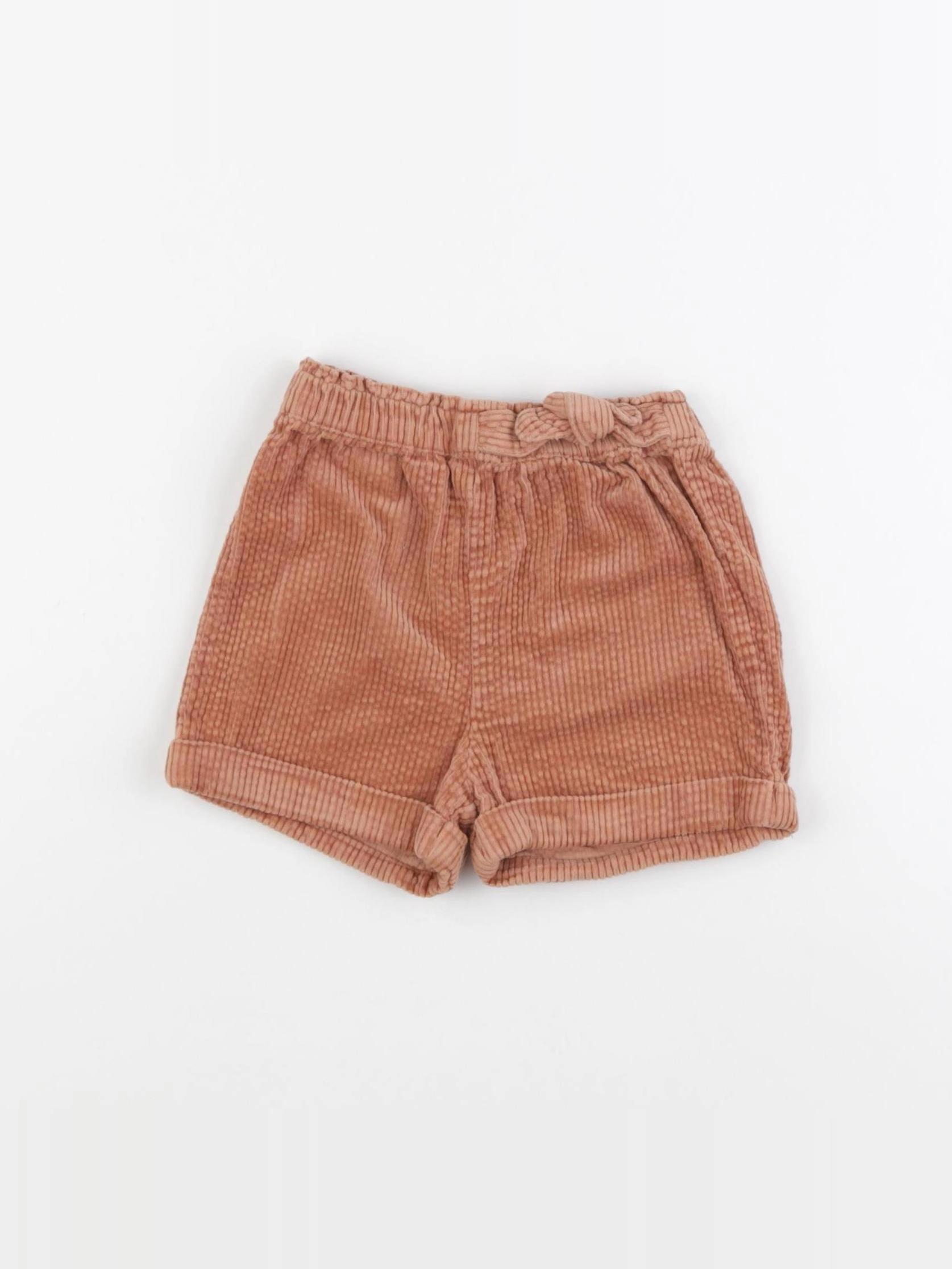 Vertbaudet - short orange - 12 mois