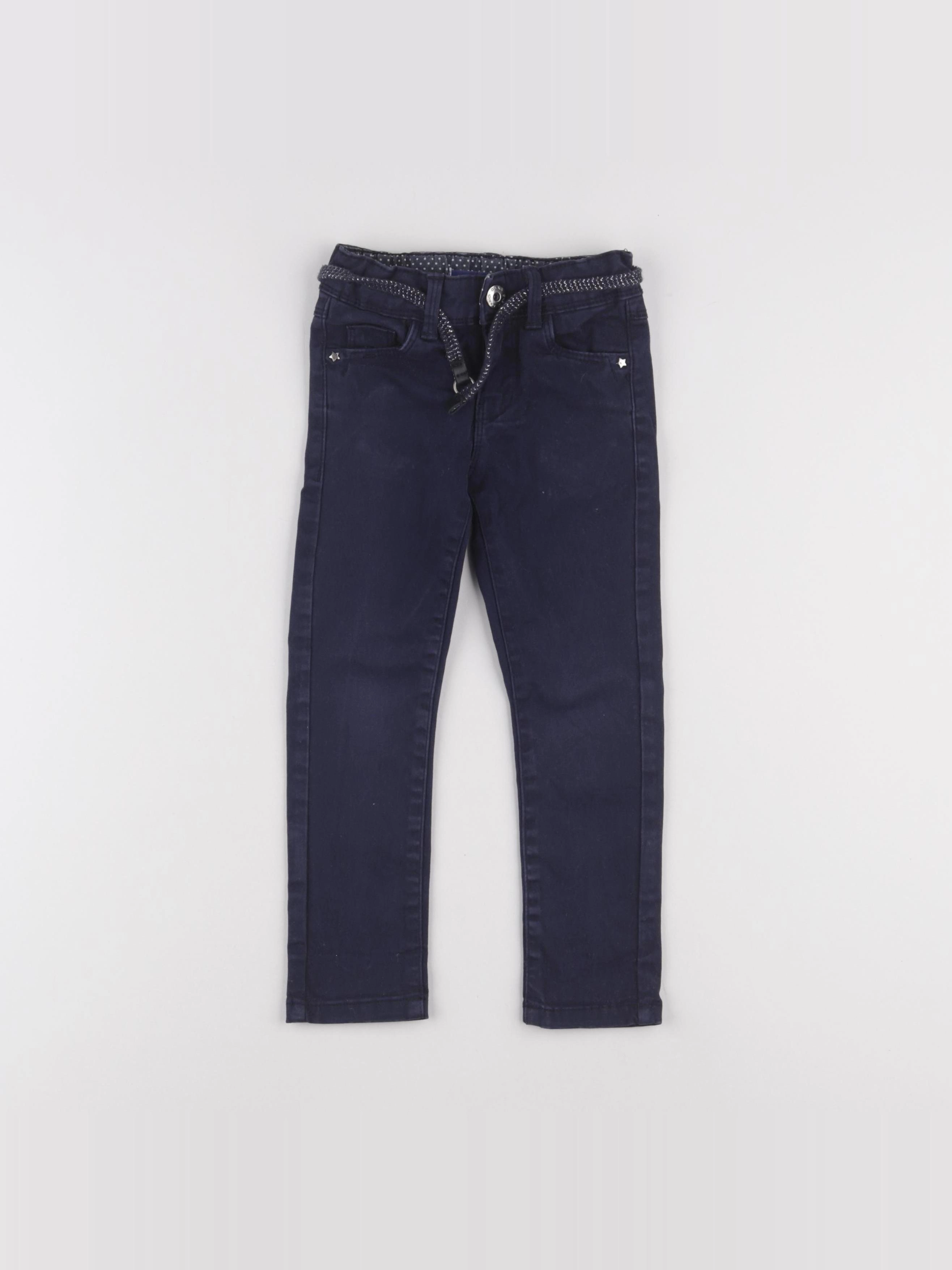 Okaidi - pantalon bleu - 3 ans