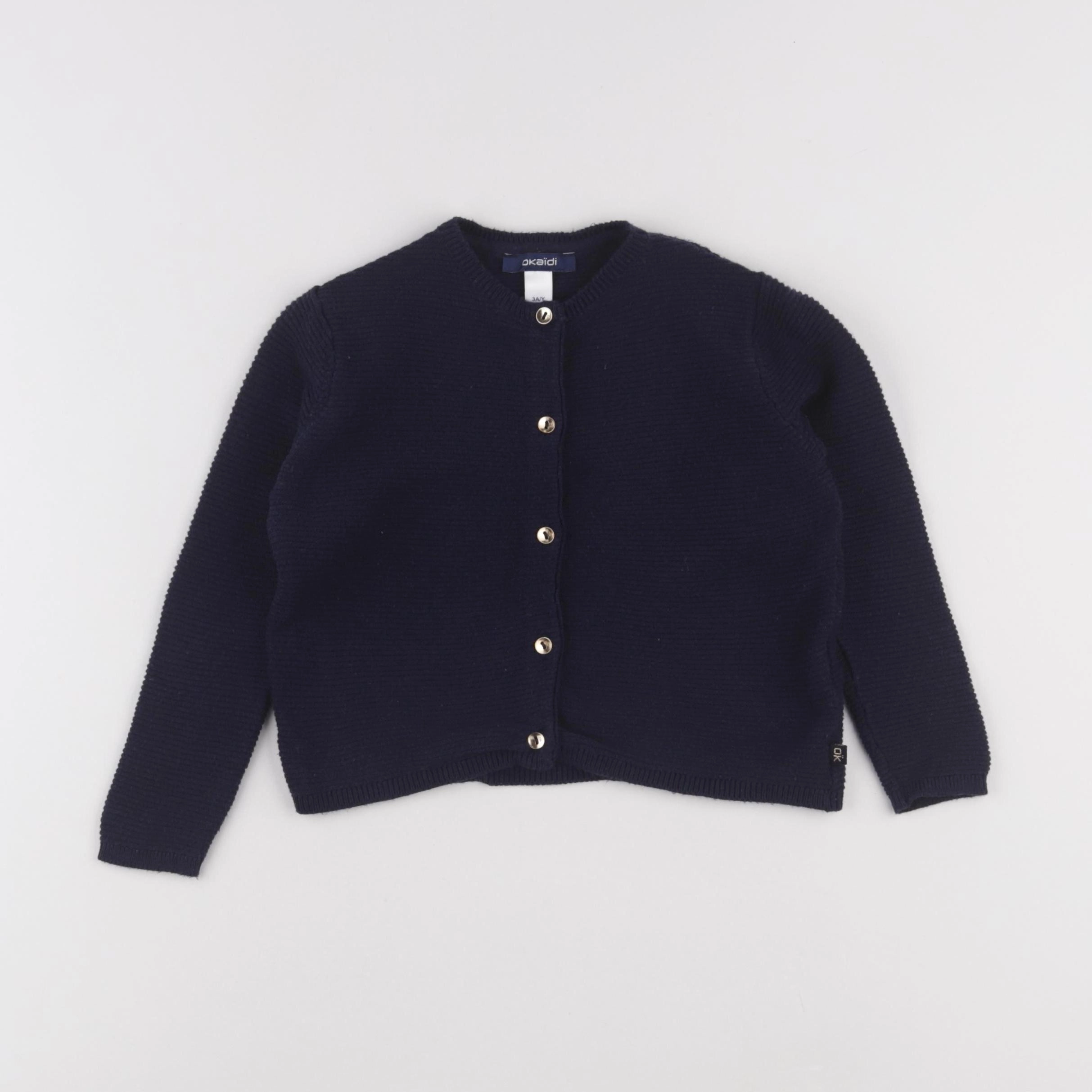 Okaidi - gilet bleu - 3 ans