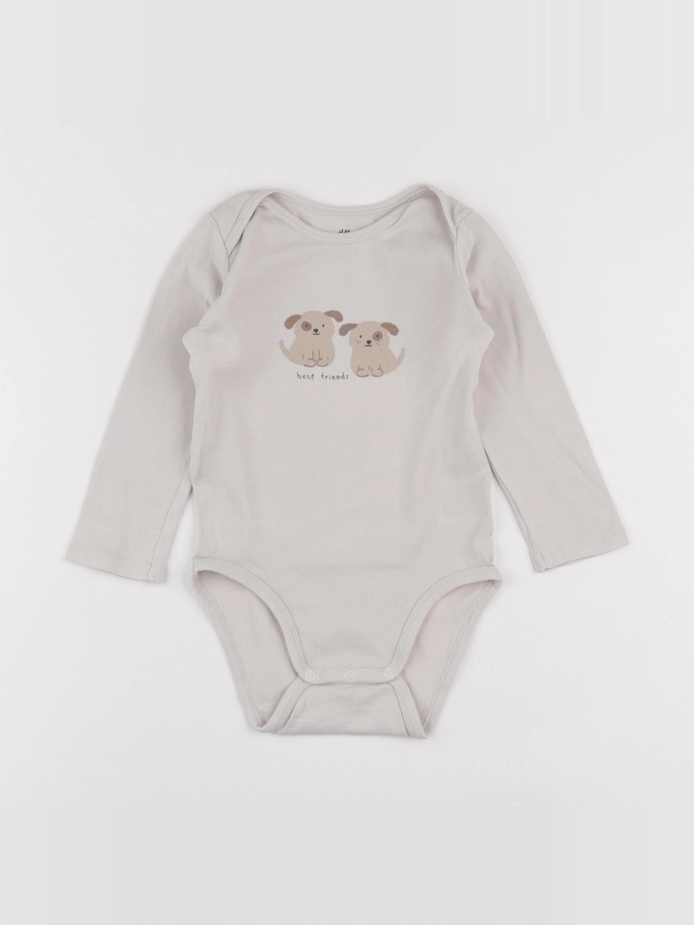 H&M - body beige - 2 ans