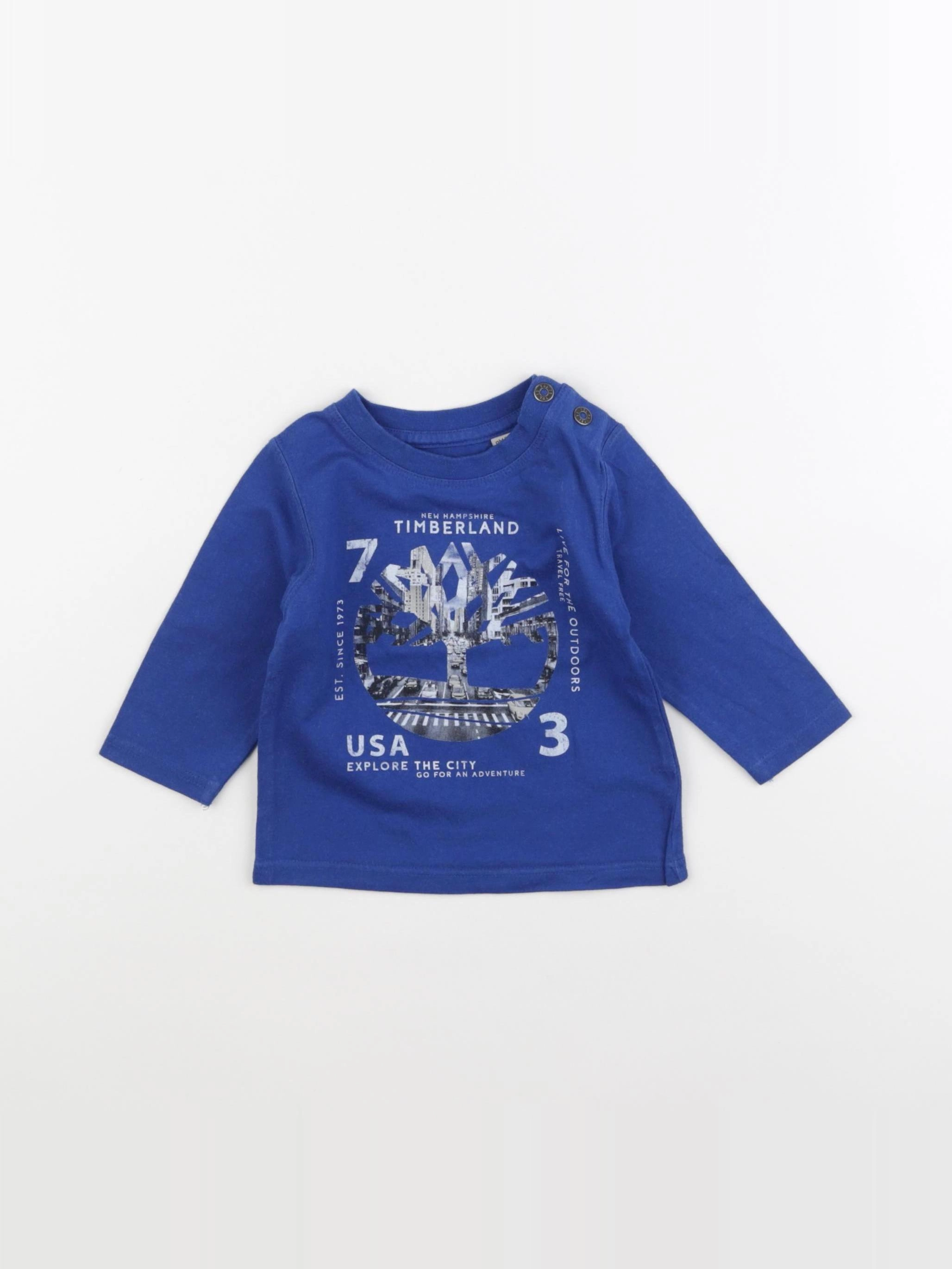 Timberland - tee-shirt bleu - 9 mois