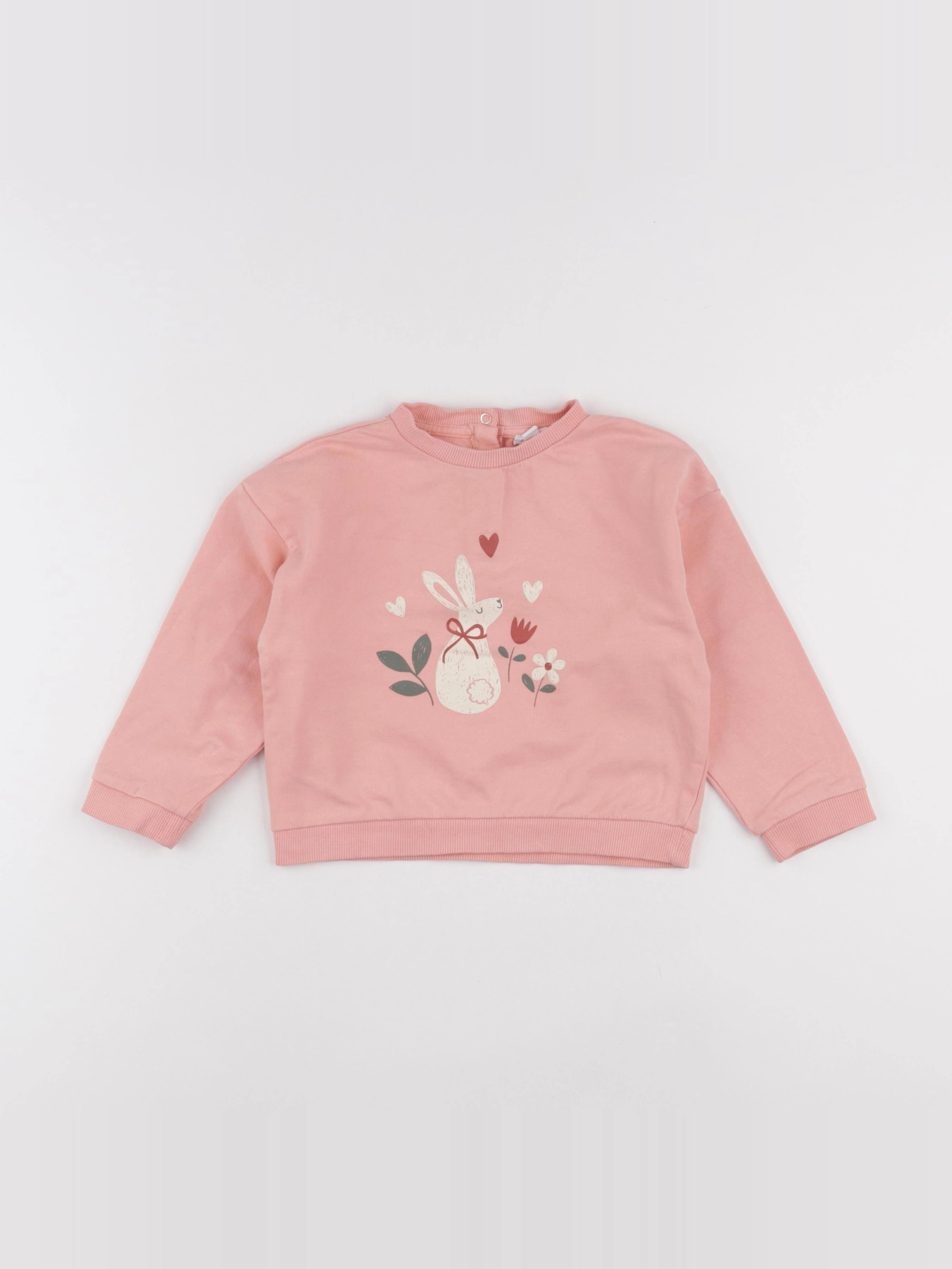 Tape à l'oeil - sweat rose - 36 mois