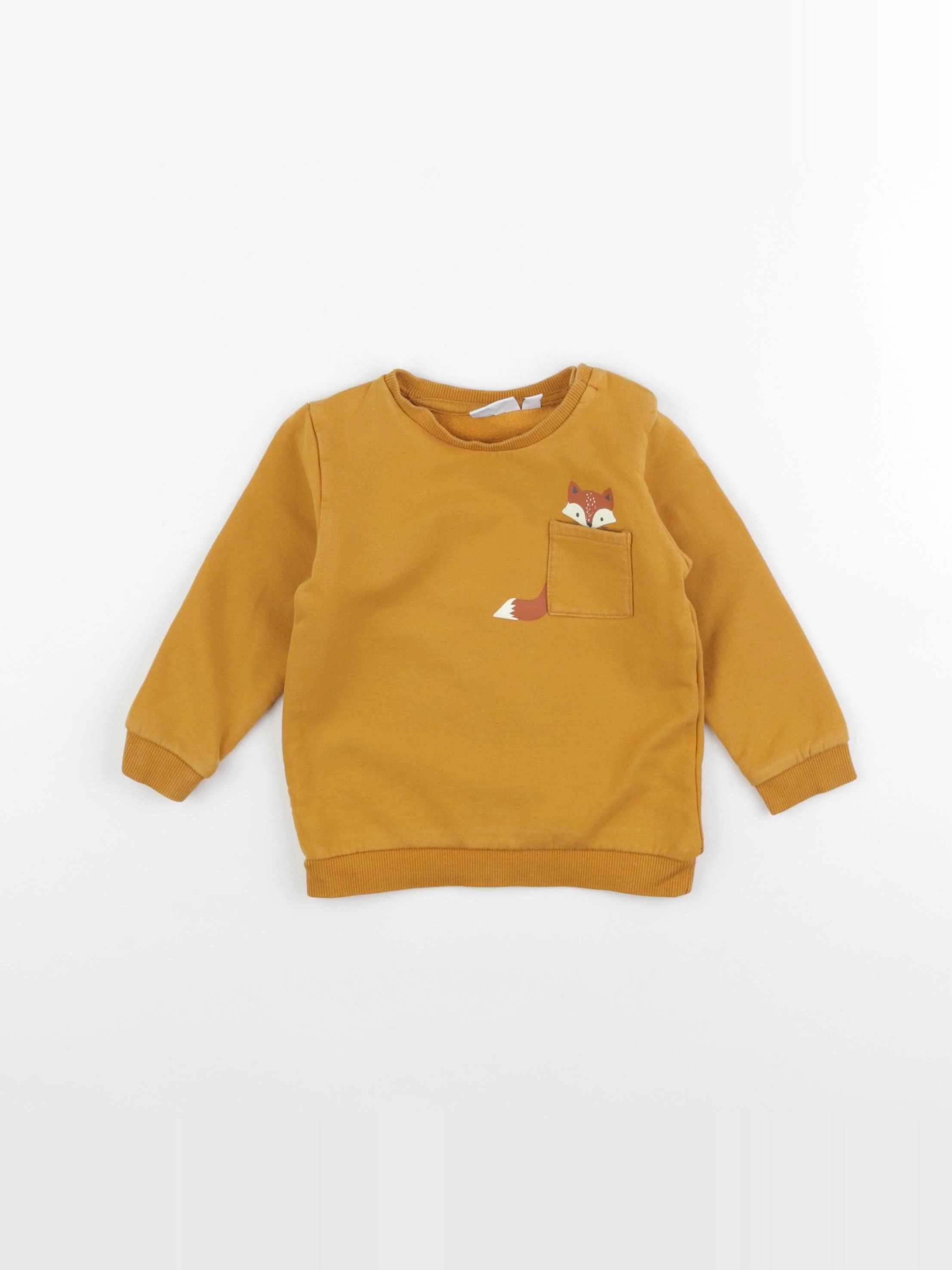Name it - sweat jaune - 9/12 mois