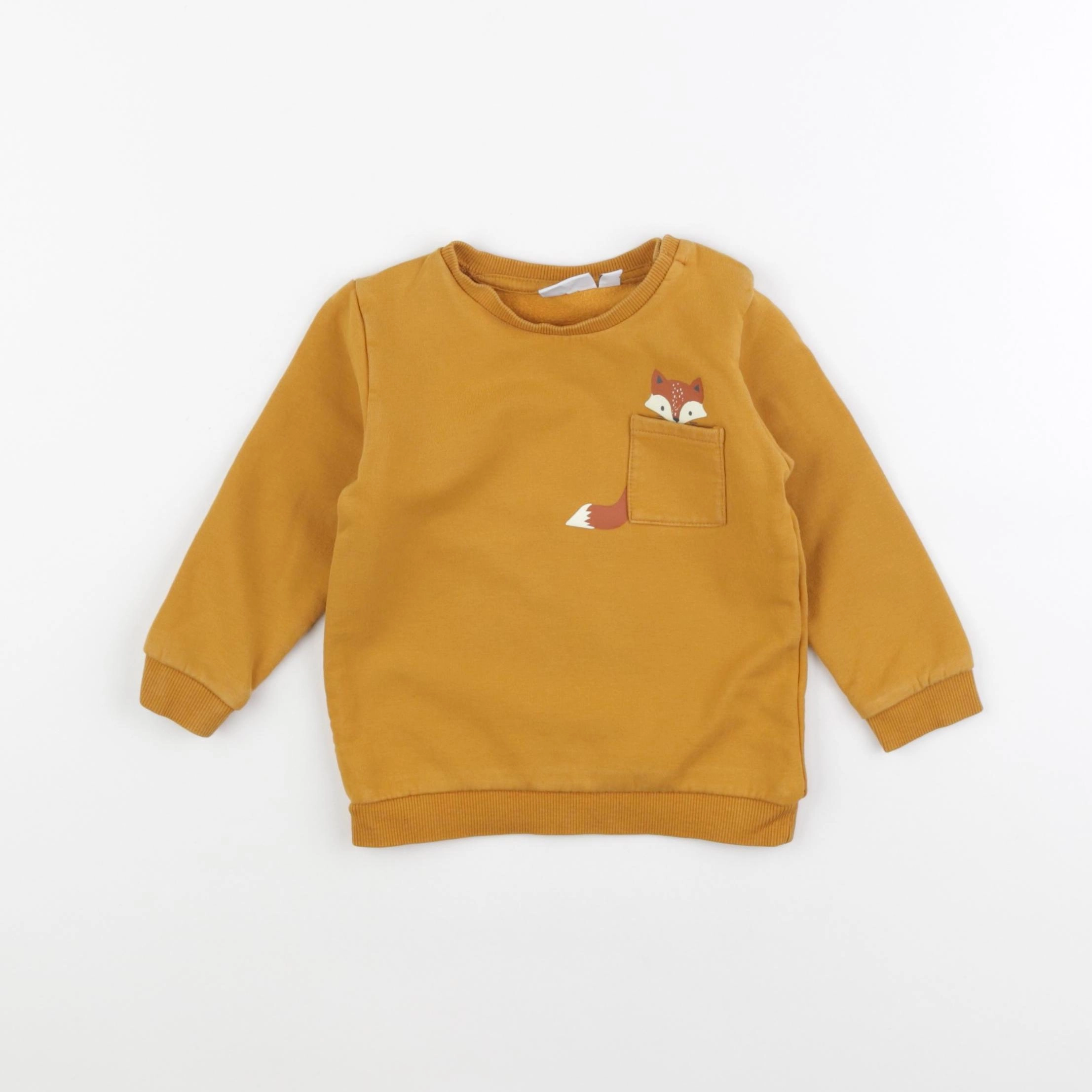 Name it - sweat jaune - 9/12 mois