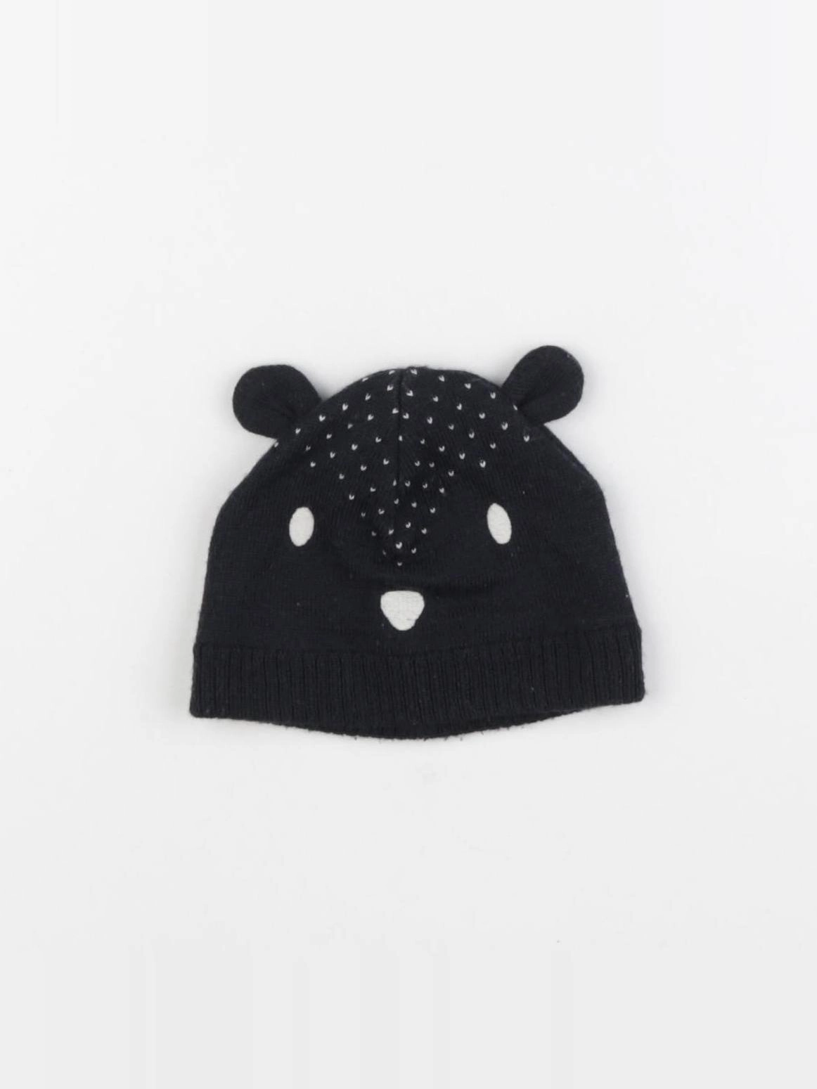 Petit Bateau - bonnet bleu, blanc - 3/6 mois