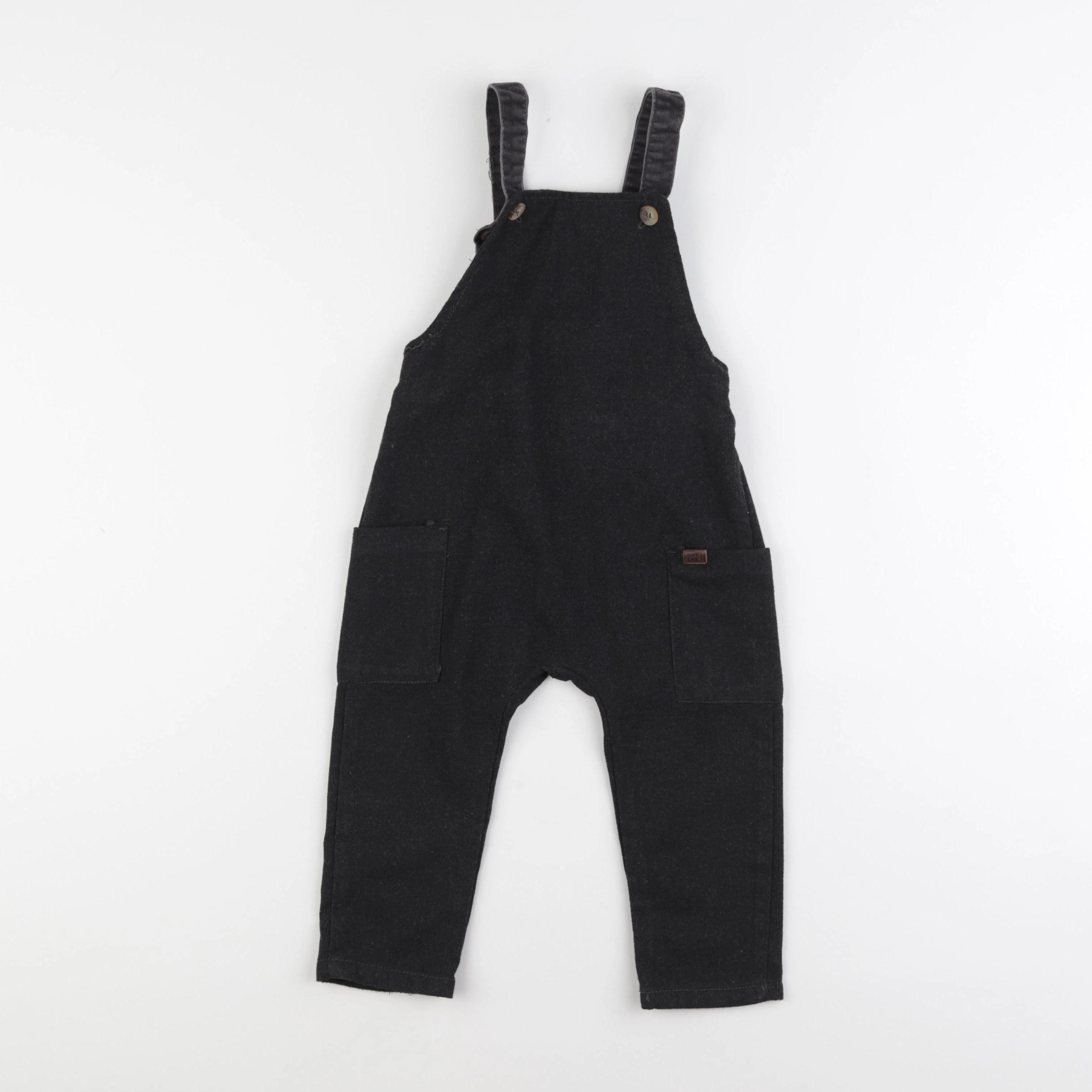 Zara - salopette gris - 18/24 mois
