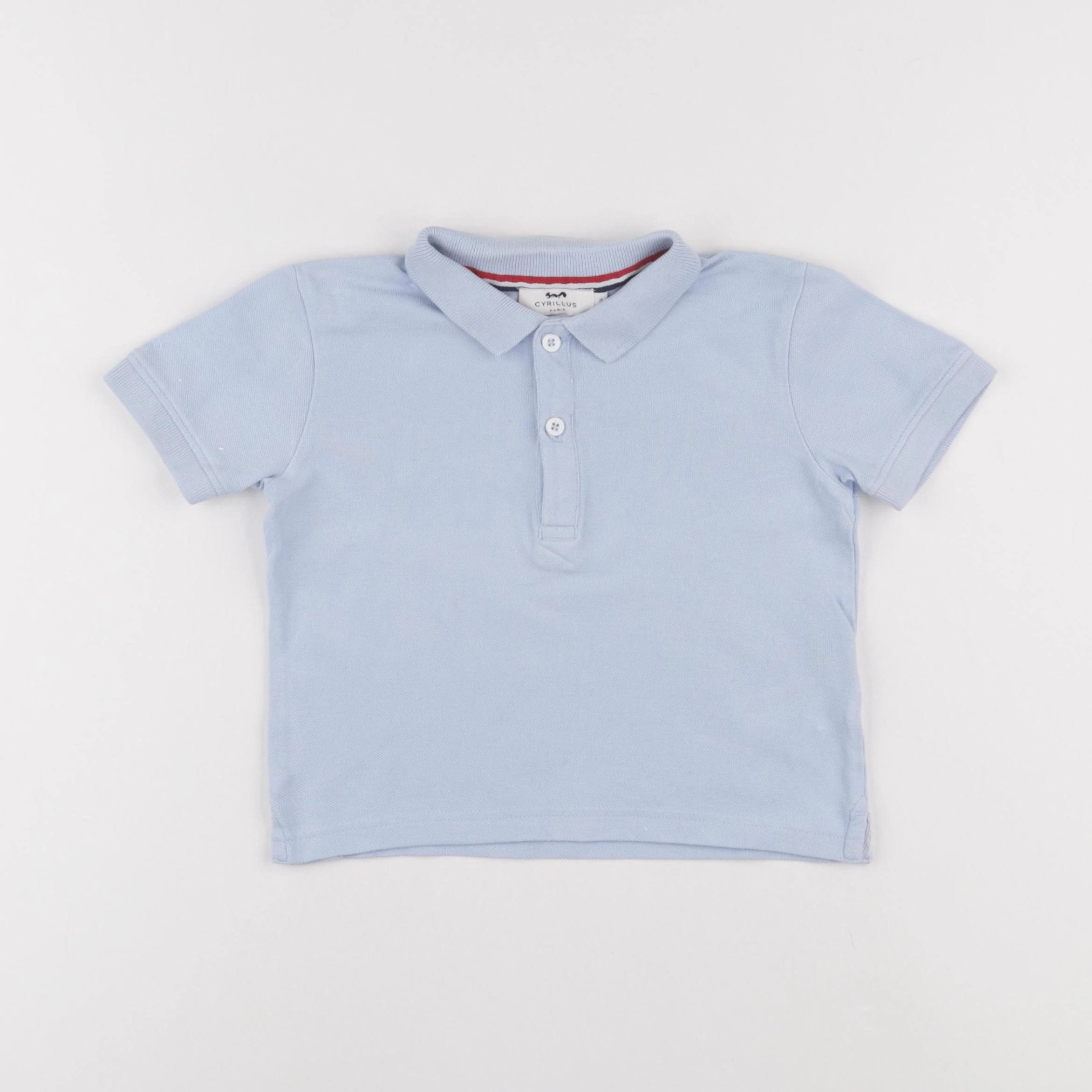 Cyrillus - polo bleu - 3 ans