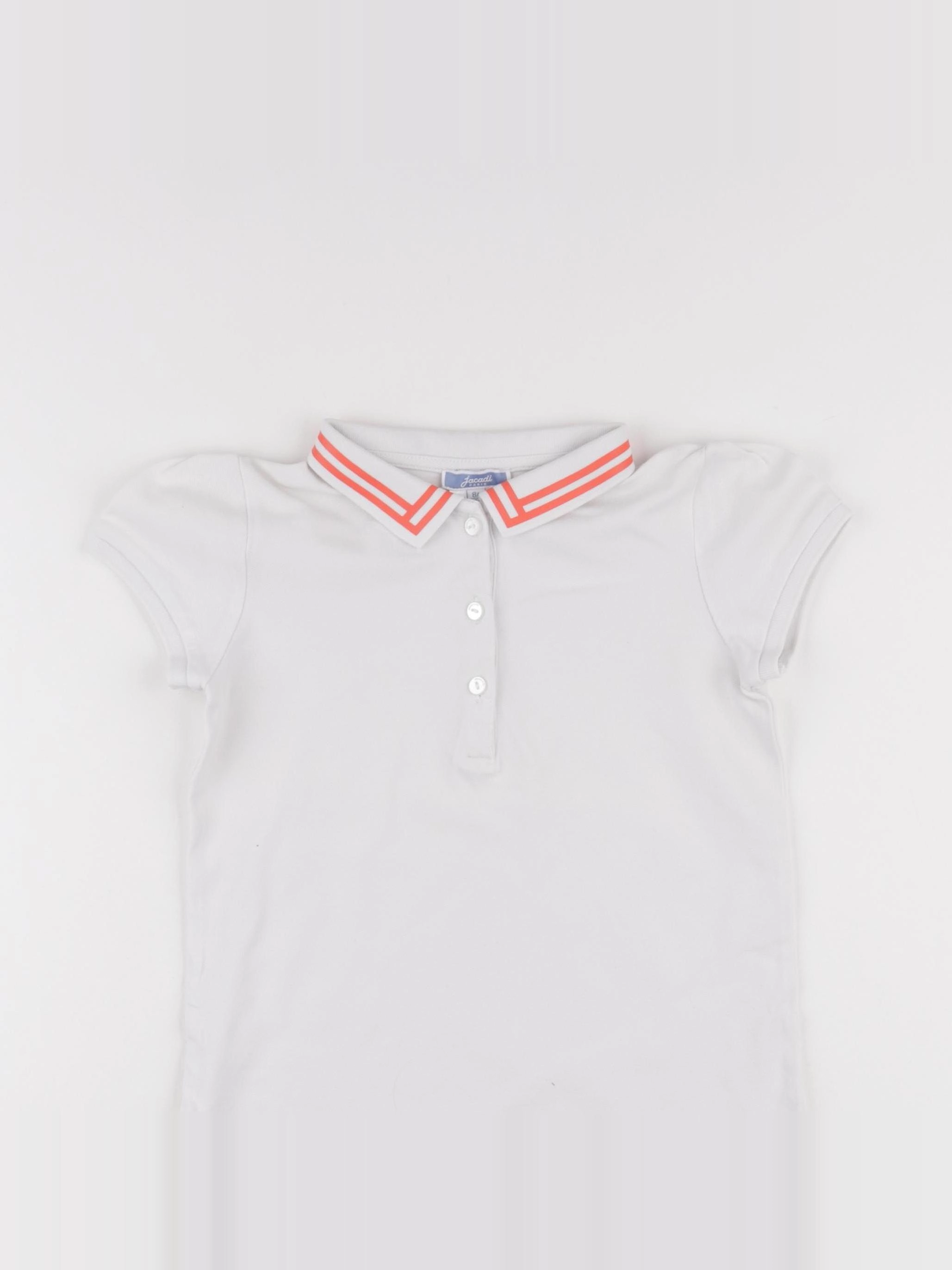 Jacadi - polo blanc - 8 ans
