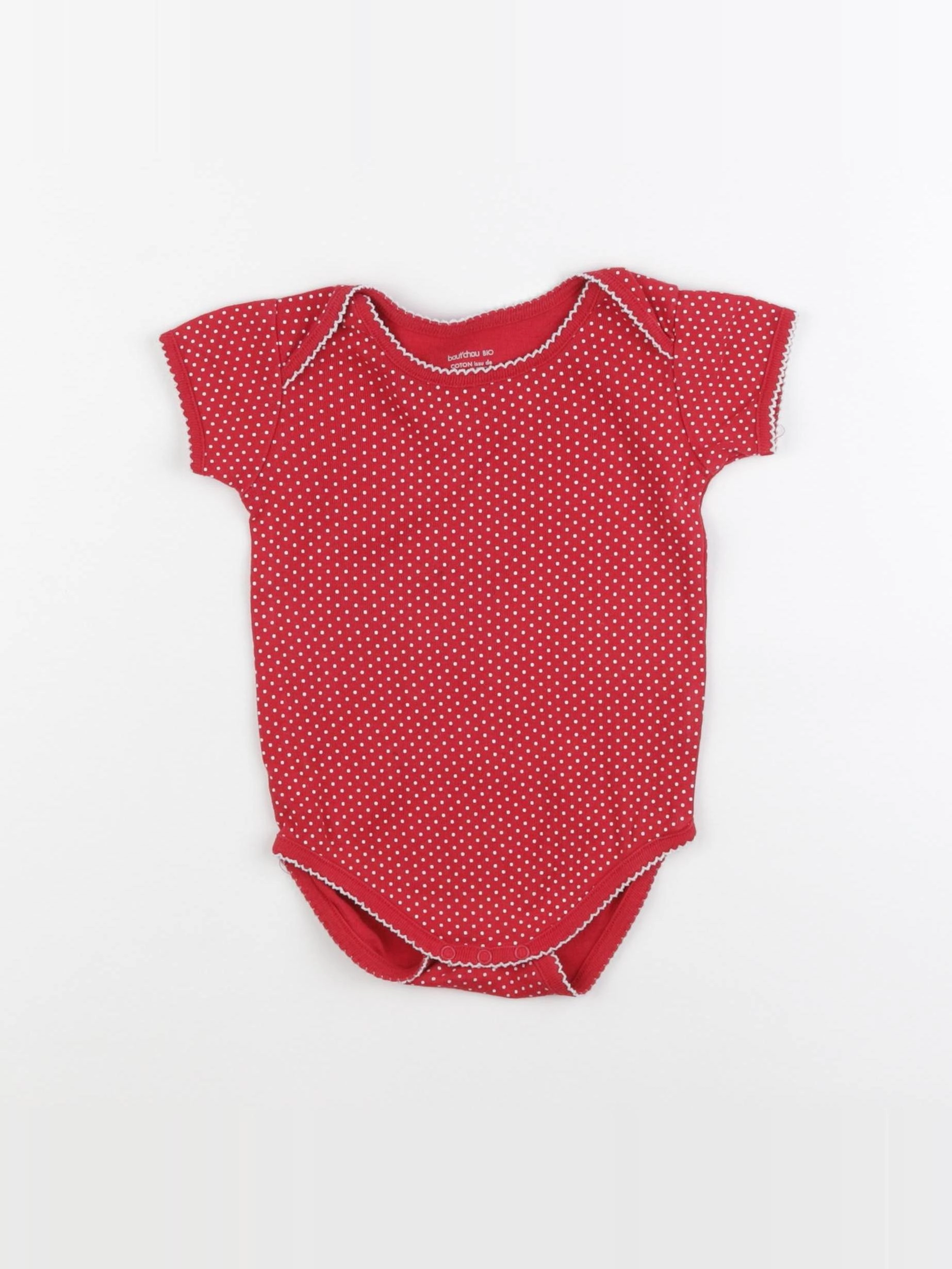 Boutchou - body rouge - 12 mois