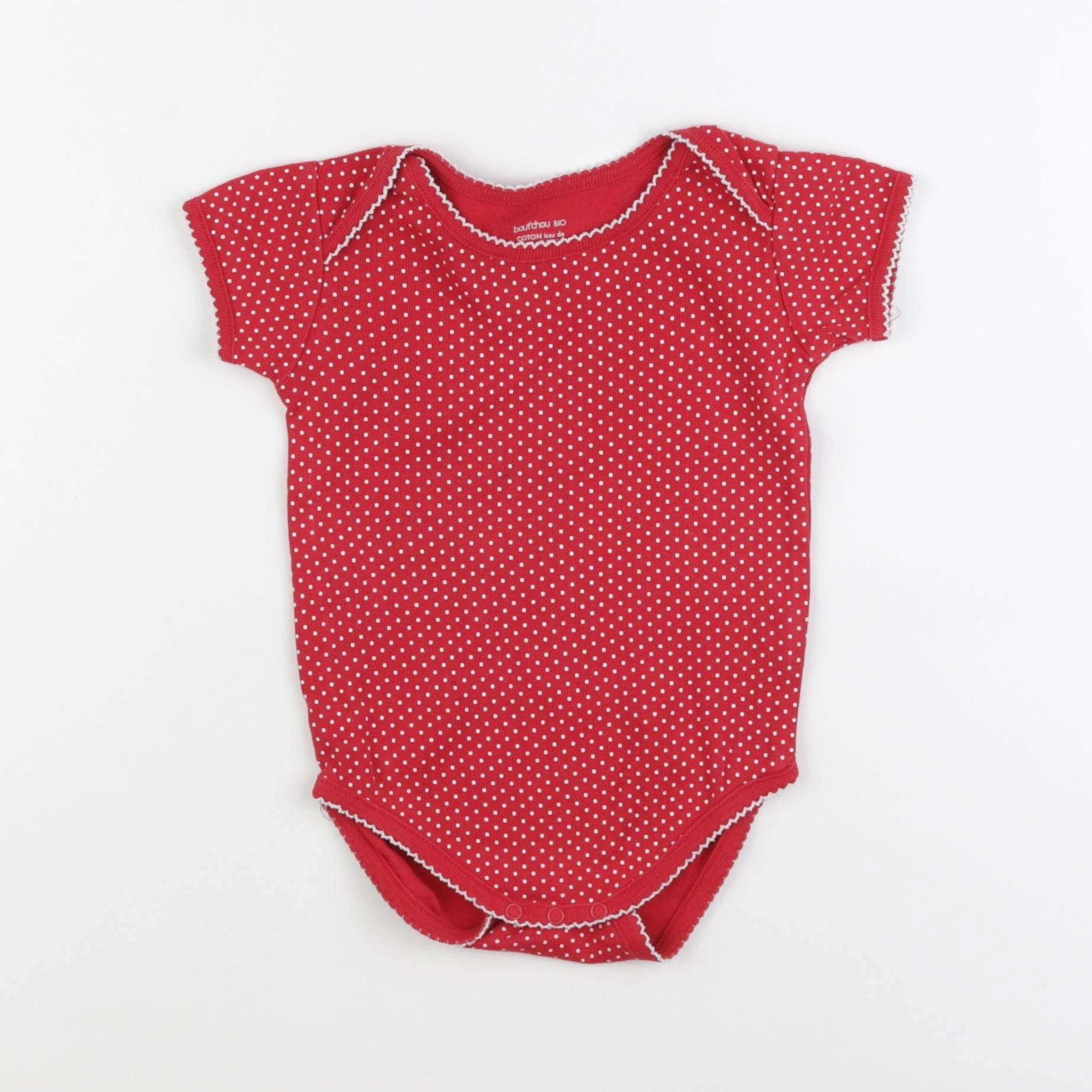 Boutchou - body rouge - 12 mois